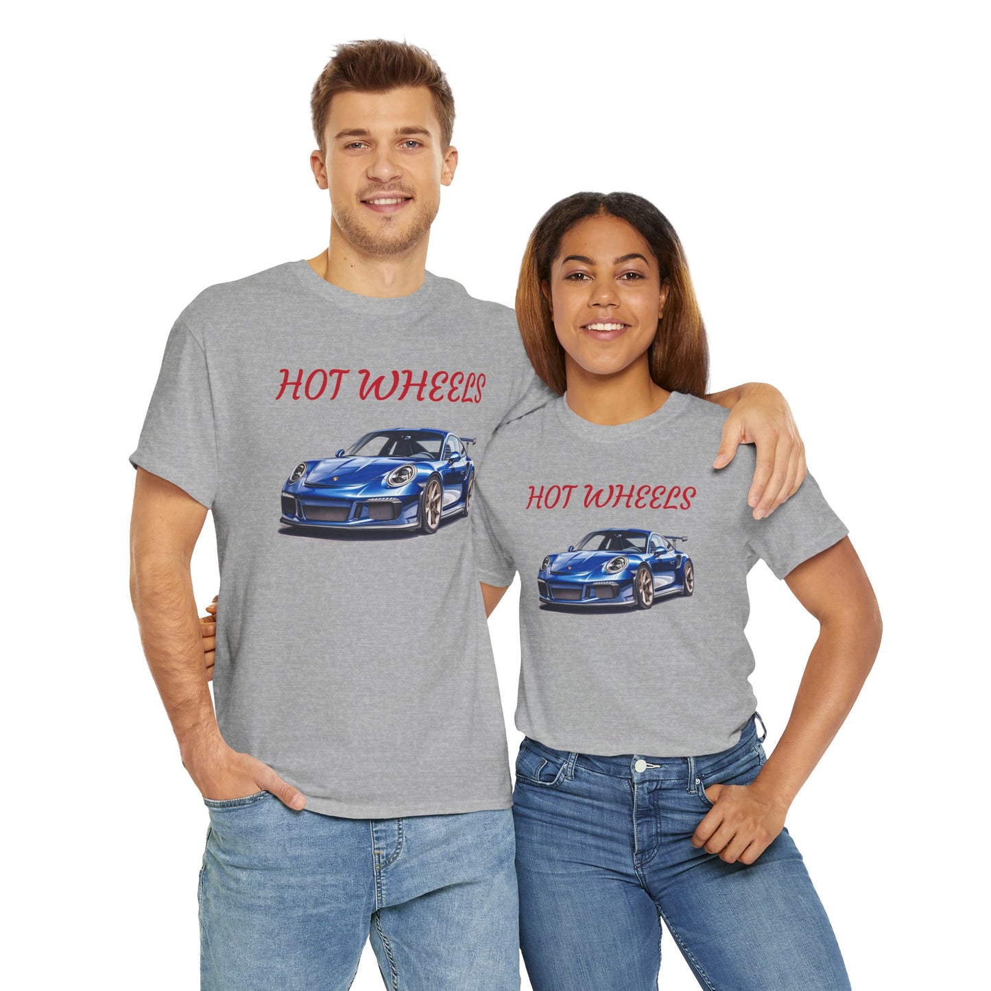 Princess Grace  Cool Hot Wheels Unisex Heavy Cotton Tee Perfect Gift for Car Lovers