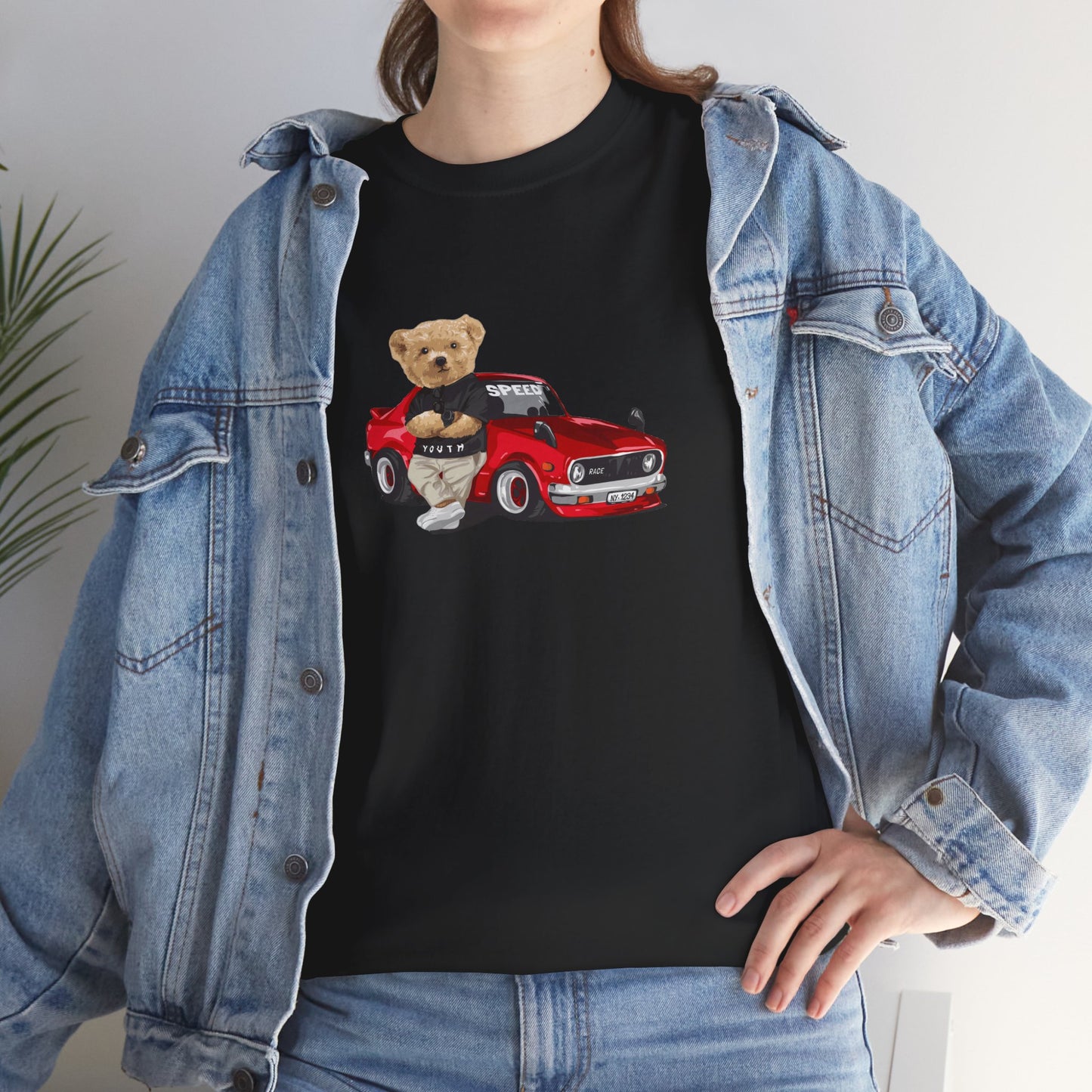 Princess Grace  Cute Teddy Bear Unisex Heavy Cotton Tee  Casual Wear for All Ages