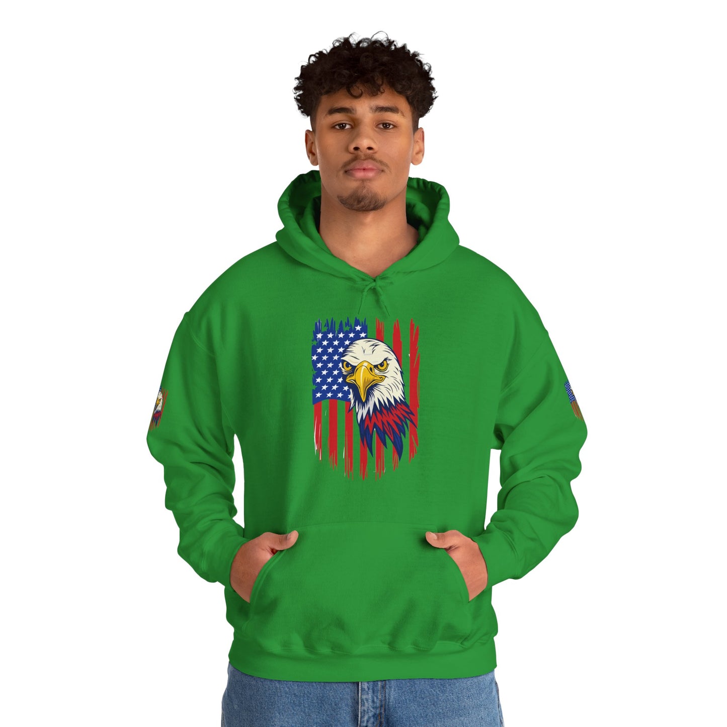 Princess Grace  Patriotic Eagle Unisex Heavy Blend Hoodie