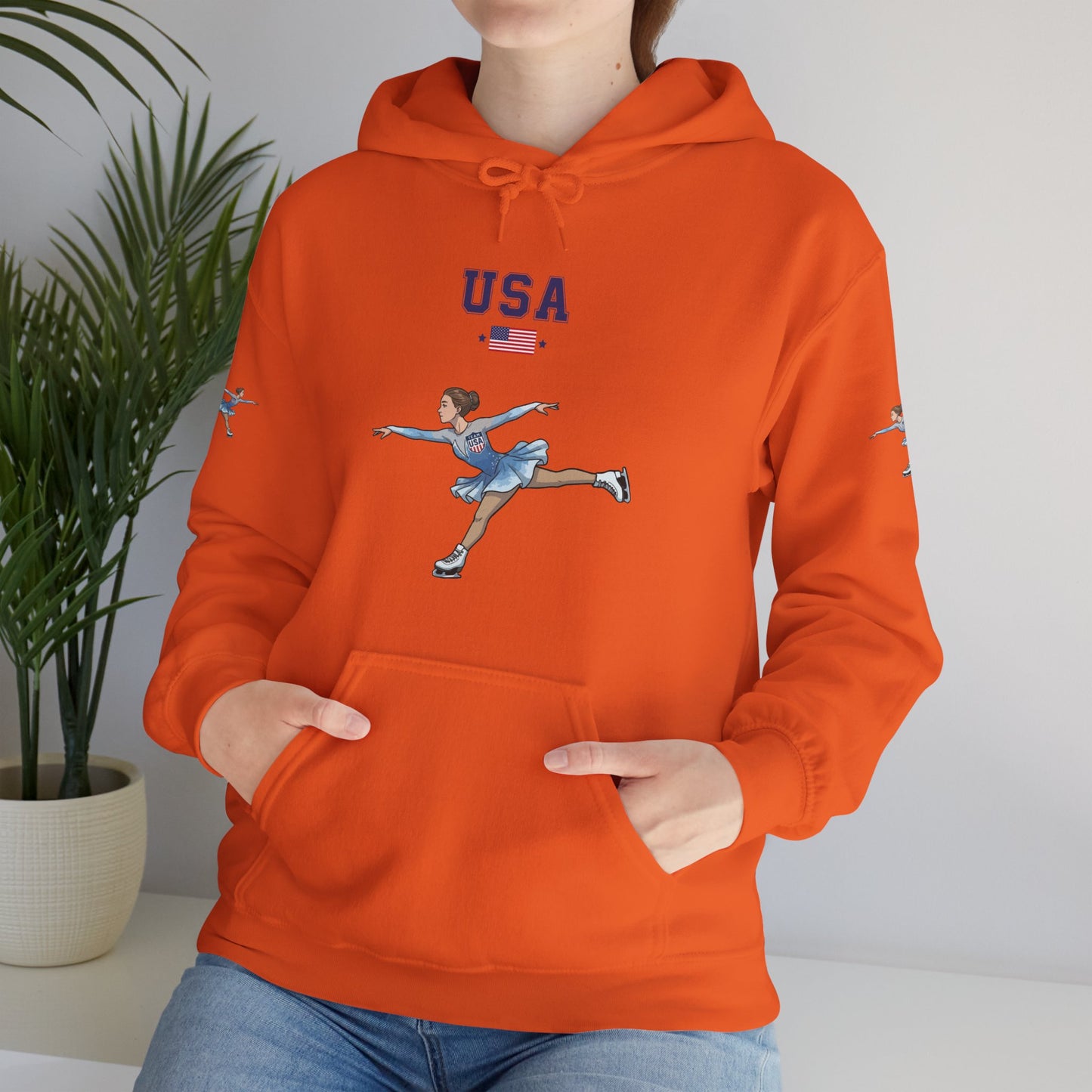 Princess Grace  TEAM USA  Unisex Heavy Blend Hooded Sweatshirt