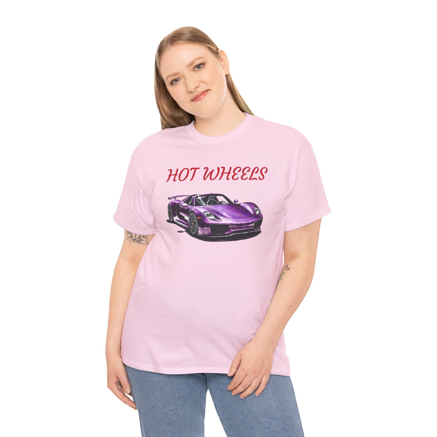 Princess Grace  Hot Wheels Unisex Heavy Cotton Tee Perfect for Car Enthusiasts