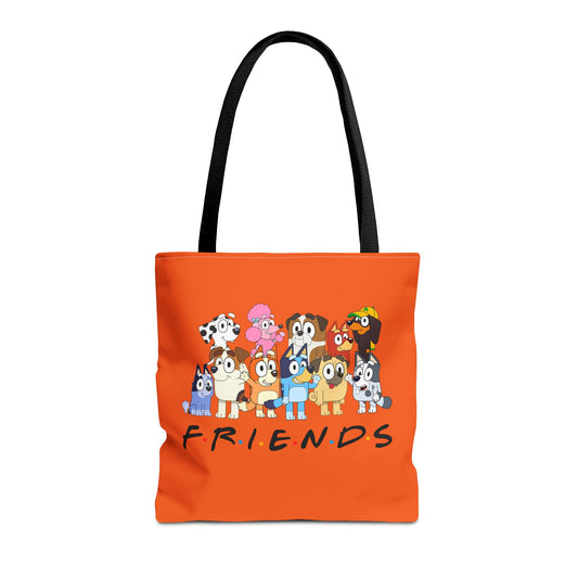 Princess Grace Bluey Playful Friends Tote Bag Perfect for Pet Lovers