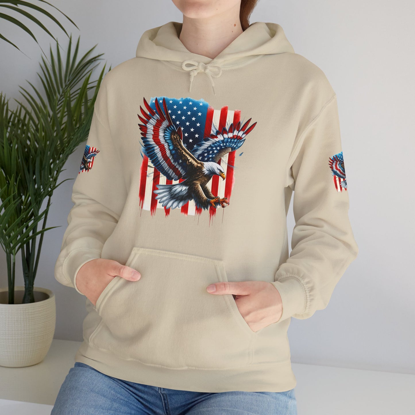 Princess Grace Patriotic Unisex Heavy Blend Hooded Sweatshirt