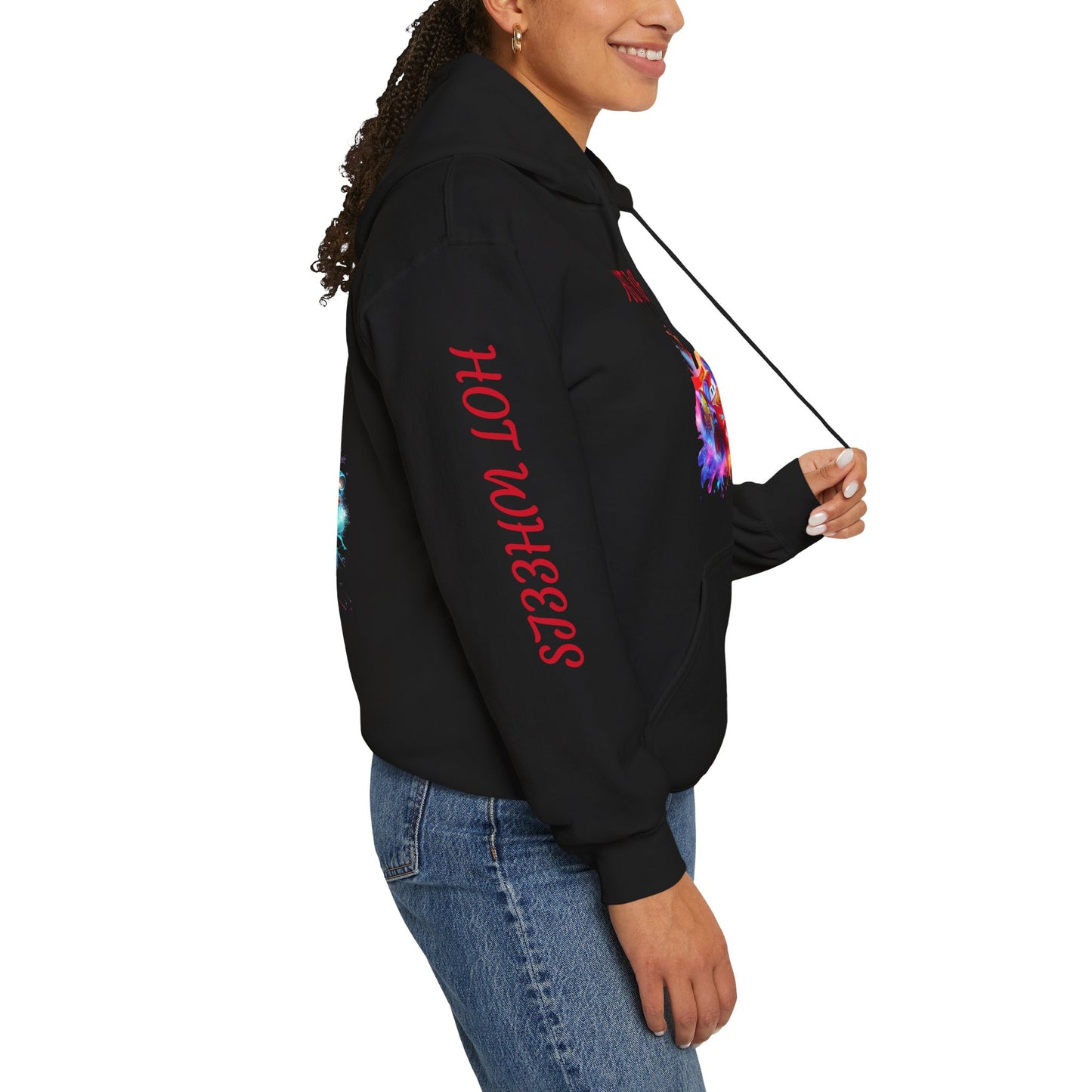 Princess Grace  Cool Hot Wheels Unisex Hooded Sweatshirt Perfect for Car Enthusiasts