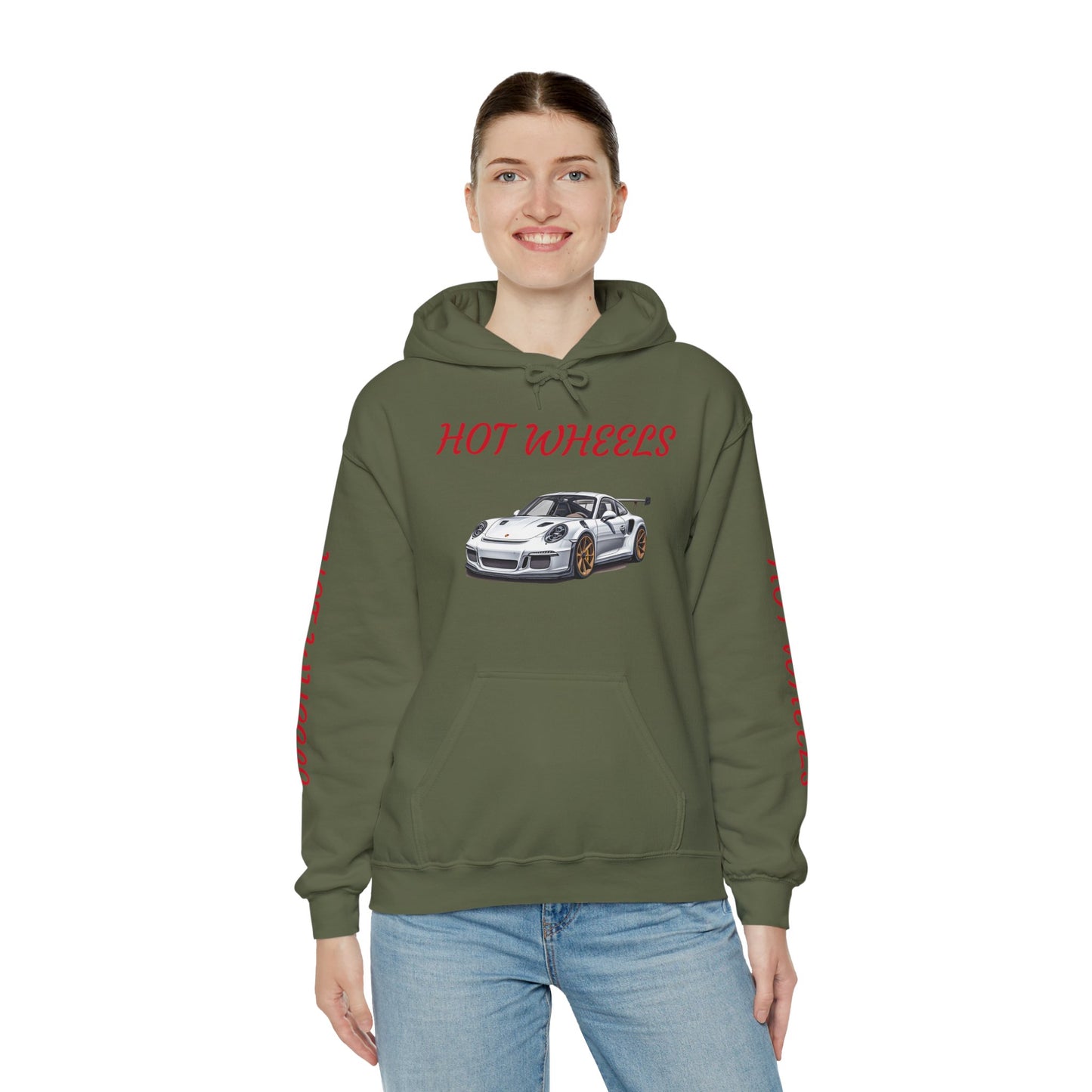 Princess Grace  Hot Wheels Unisex Hooded Sweatshirt Car Lovers Apparel