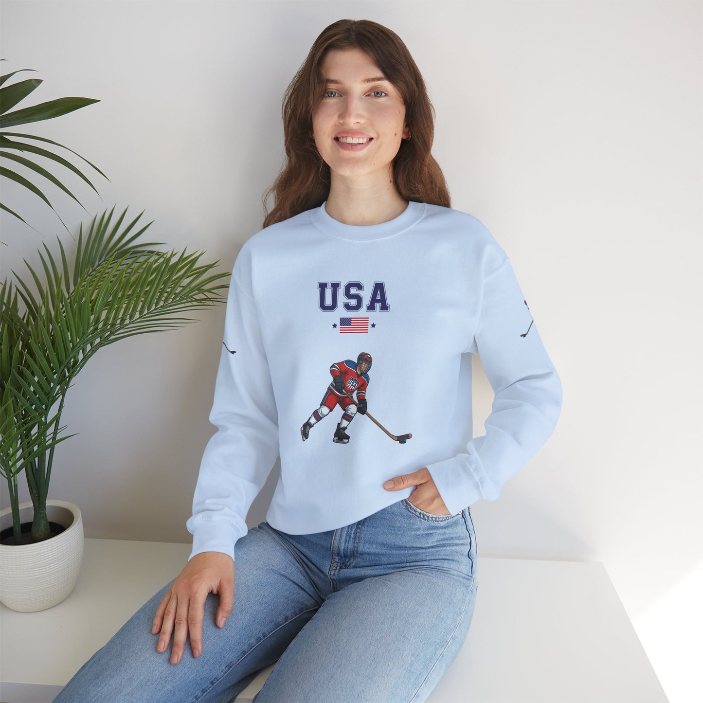 Princess Grace  TEAM USA  Unisex Heavy Blend  Crewneck Sweatshirt