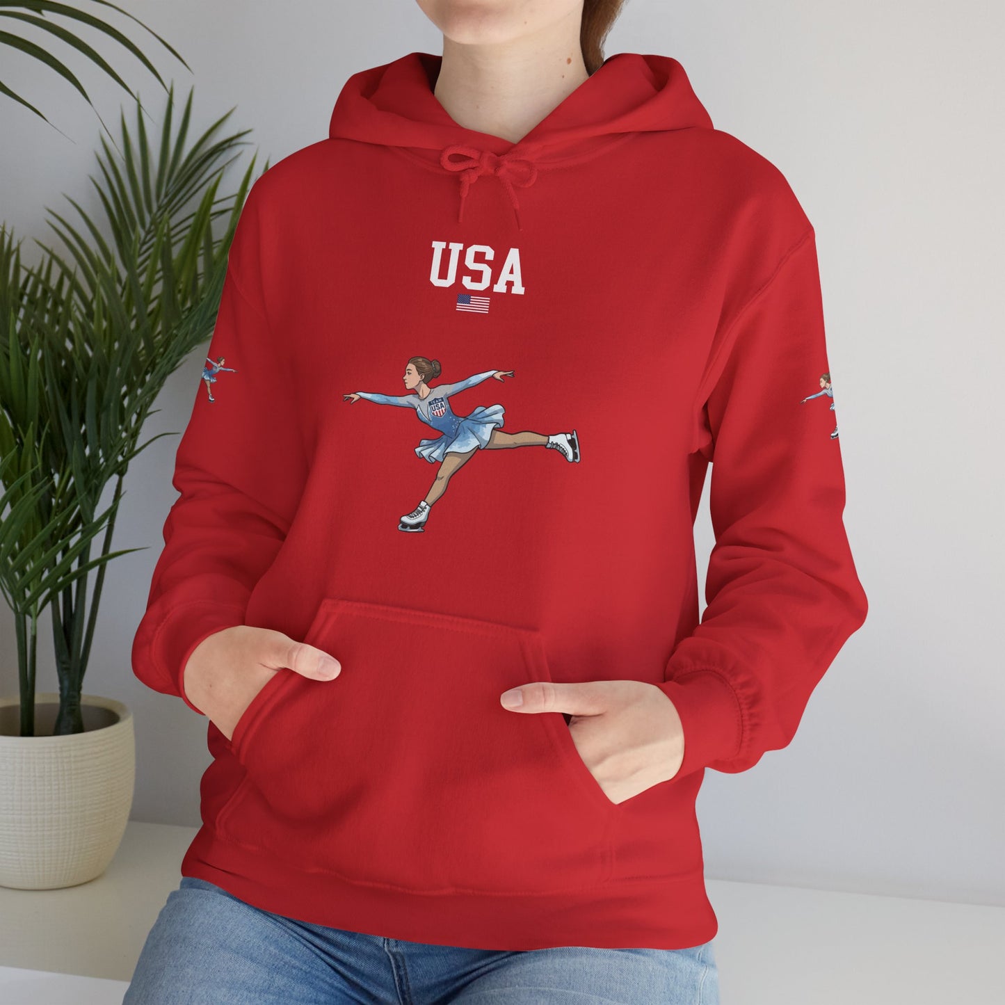 Princess Grace  TEAM USA   Unisex Heavy Blend Hooded Sweatshirt