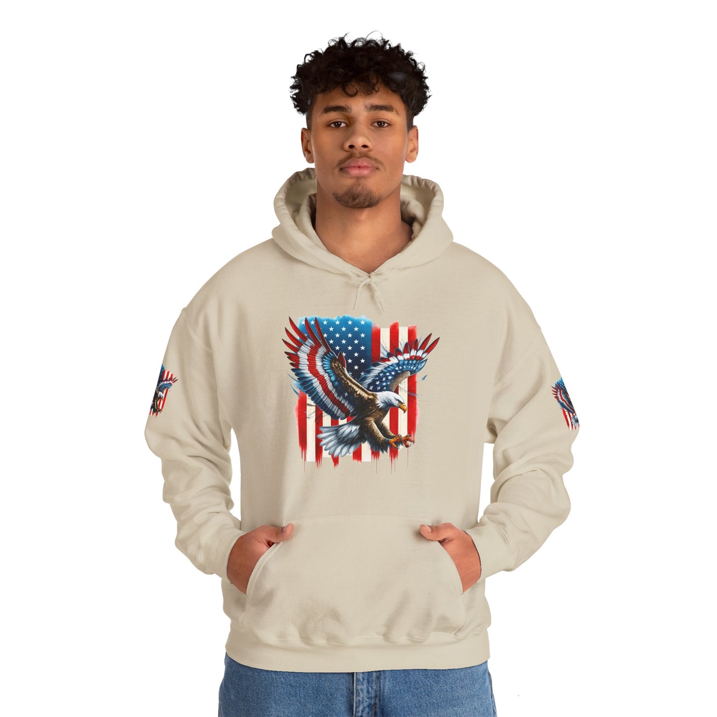 Princess Grace Patriotic Unisex Heavy Blend Hooded Sweatshirt