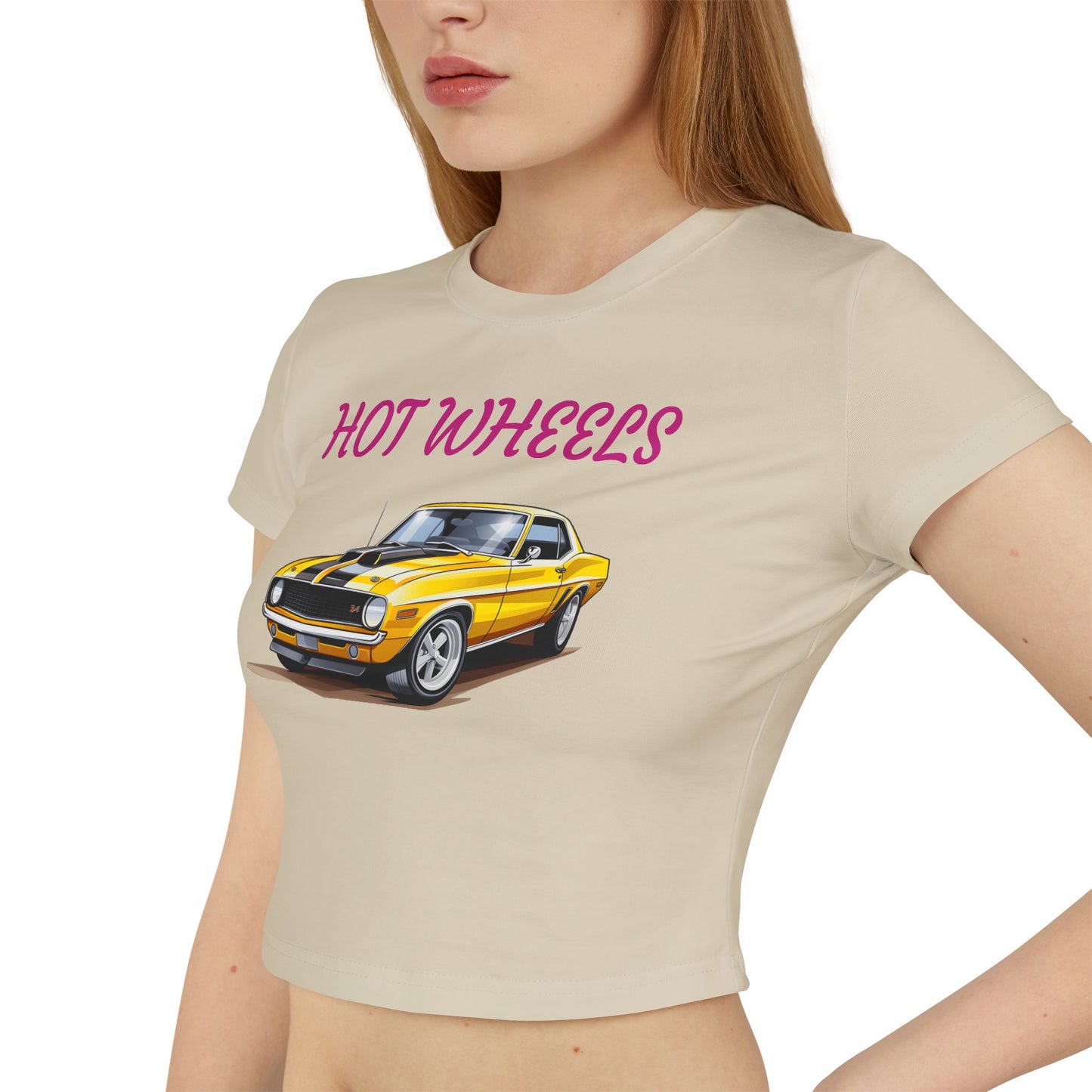 Princess Grace  Hot Wheels Women's Baby Tee Vintage Car Graphic Tee