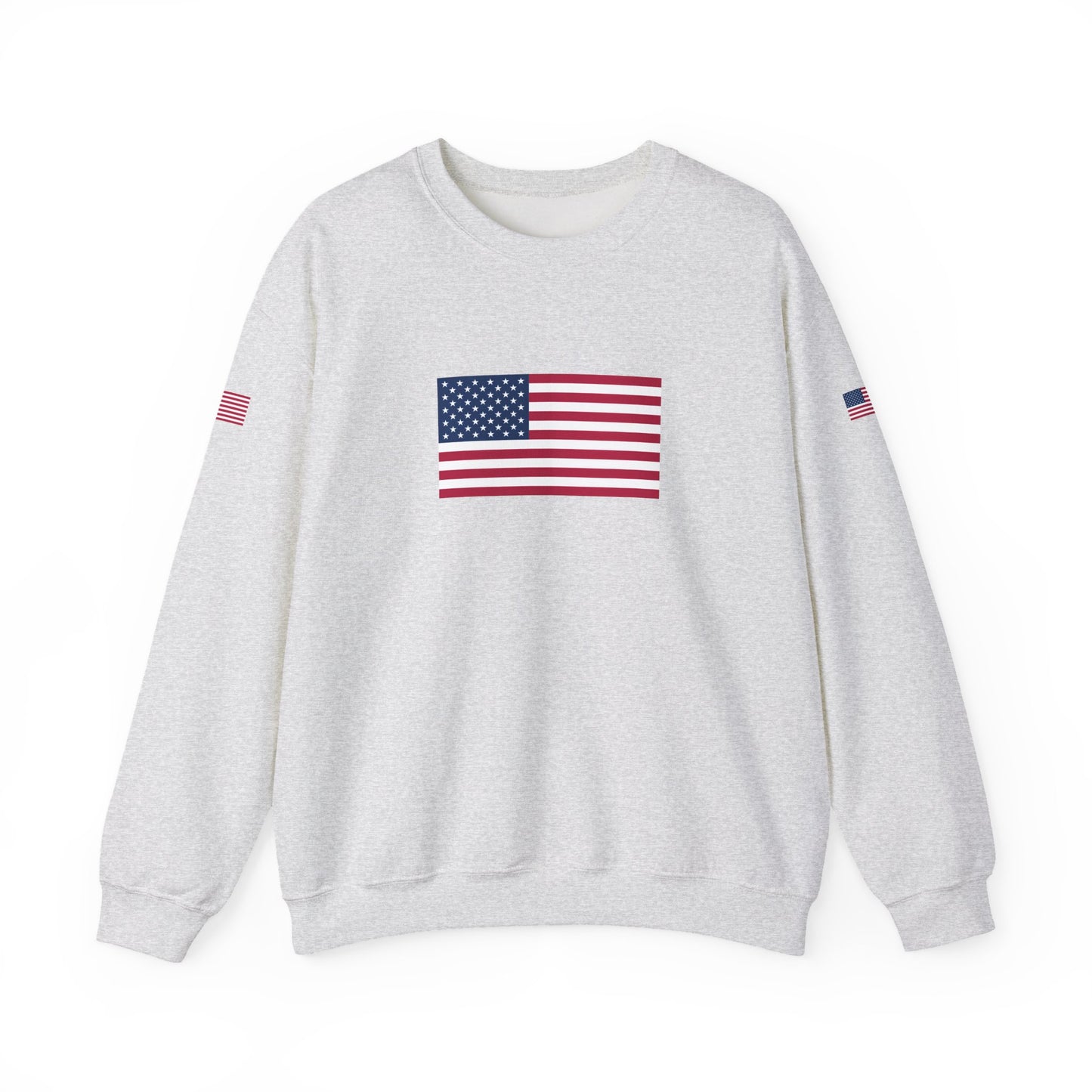 Princess Grace  TAEM USA  Patriotic Unisex Crewneck Sweatshirt with American Flags
