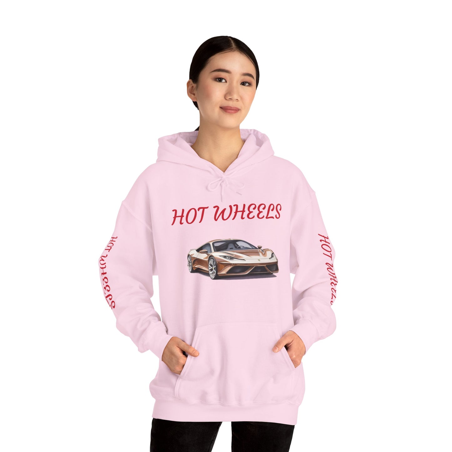 Princess Grace  Hot Wheels Unisex Hooded Sweatshirt Stylish Car Graphic Design for Car Enthusiasts