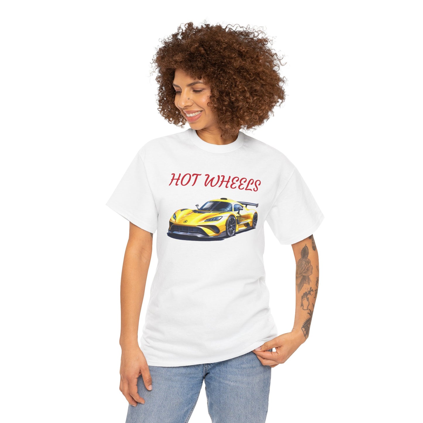 Princess Grace  Hot Wheels Unisex Heavy Cotton Tee Perfect for Car Enthusiasts