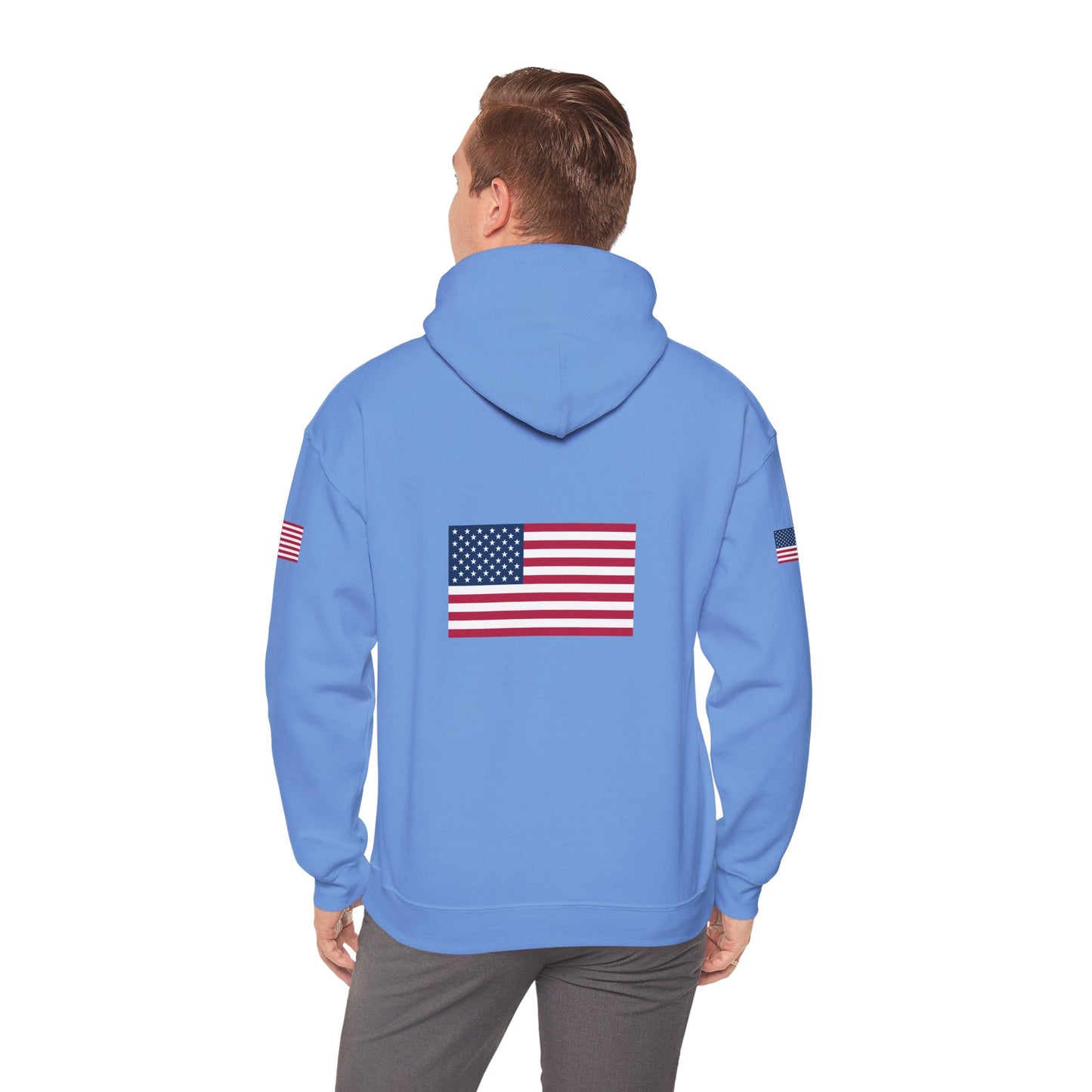 Princess Grace  TEAM USA   American Flag Hoodie Unisex Heavy Blend Sweatshirt