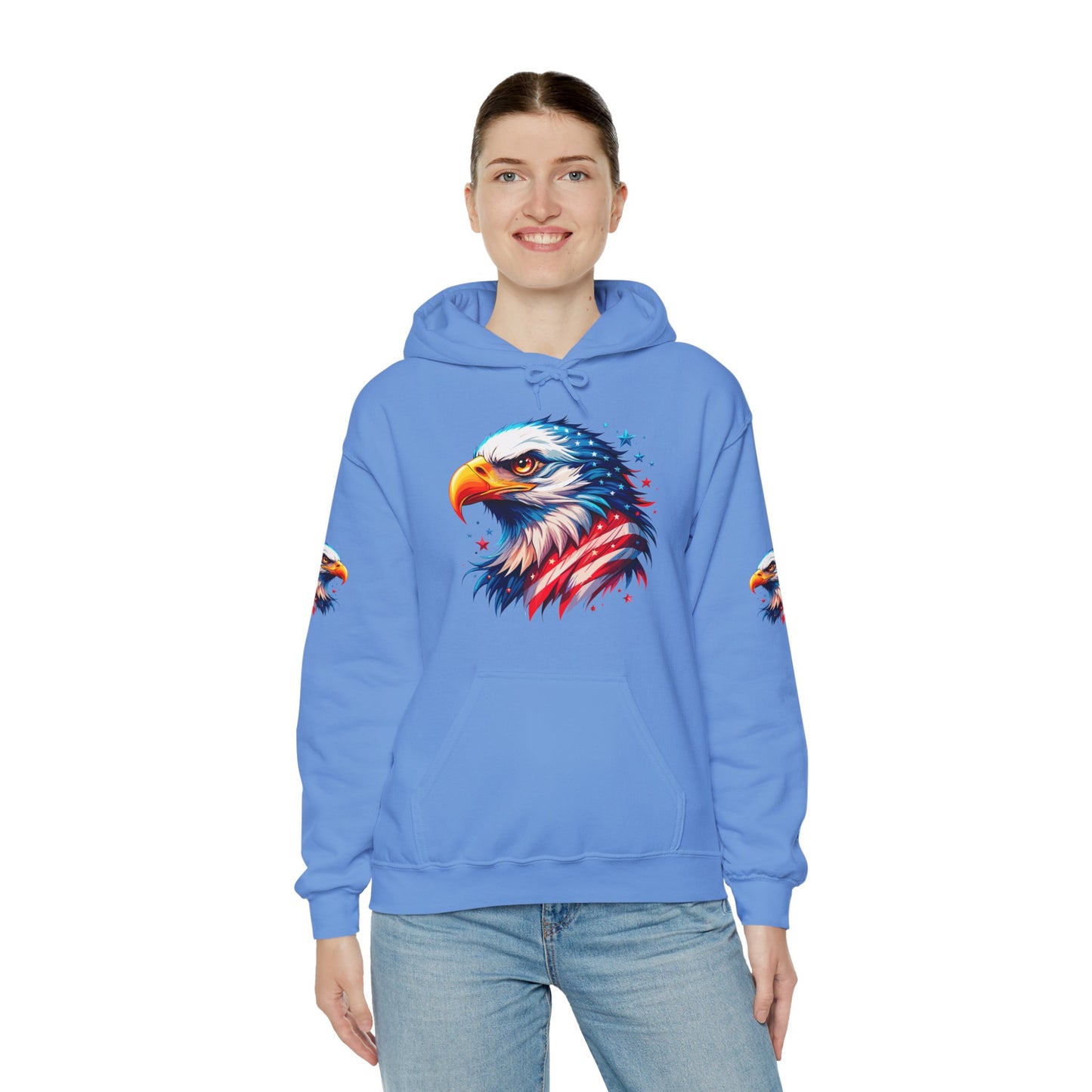 Princess Grace  American  Eagle Unisex Heavy Blend Hooded Sweatshirt