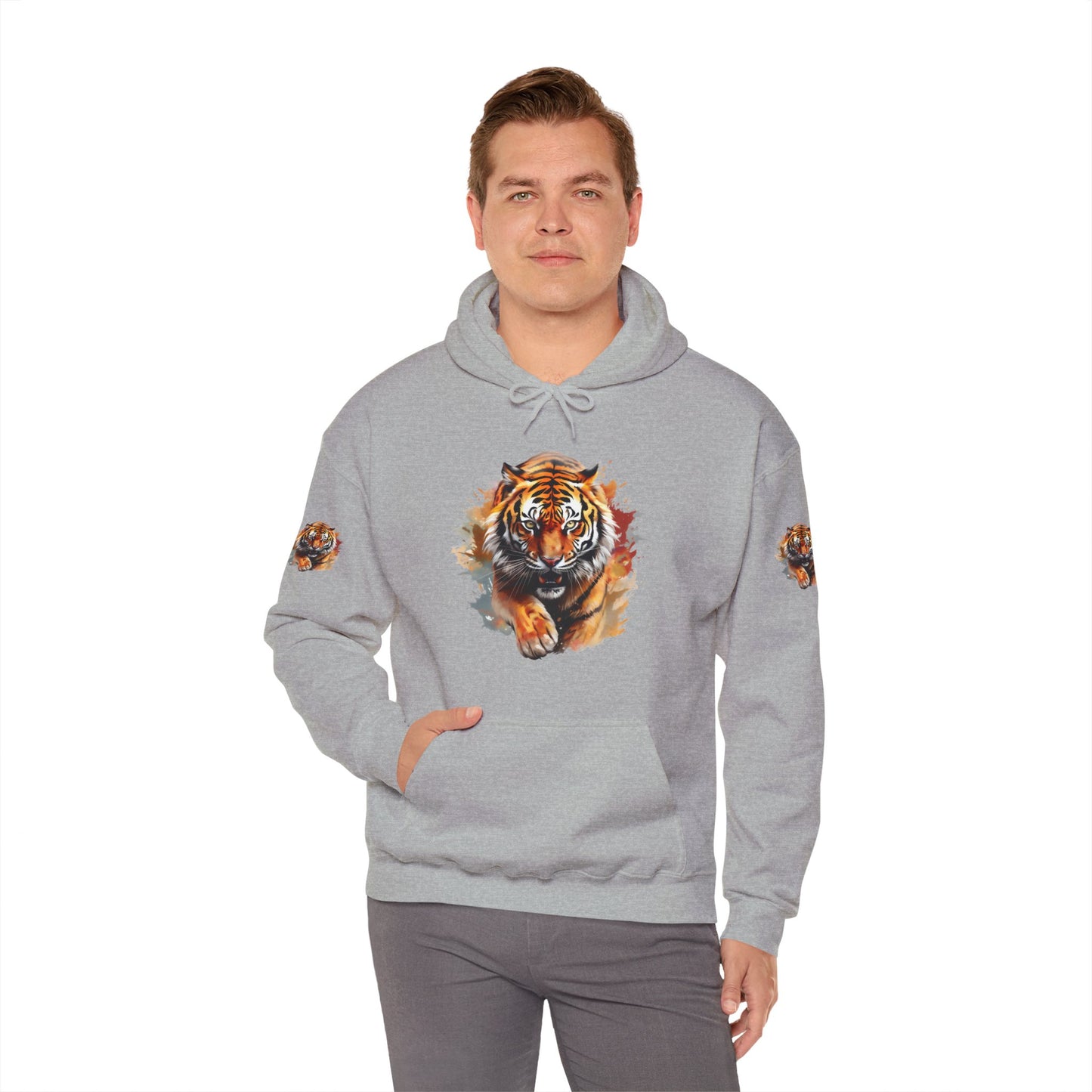 Princess Grace  Fierce Tiger Graphic Unisex Heavy Blend Hoodie