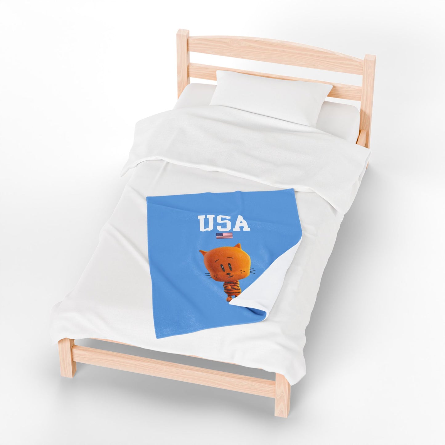 Princess Grace  TEAM USA  Velveteen Plush Blanket