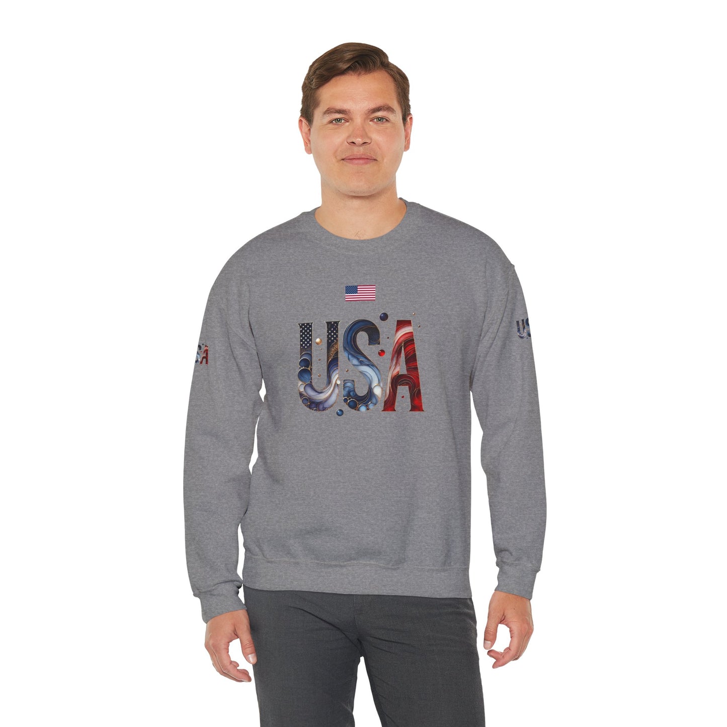 Princess Grace TEAM USA Unisex Heavy Blend Crewneck Sweatshirt