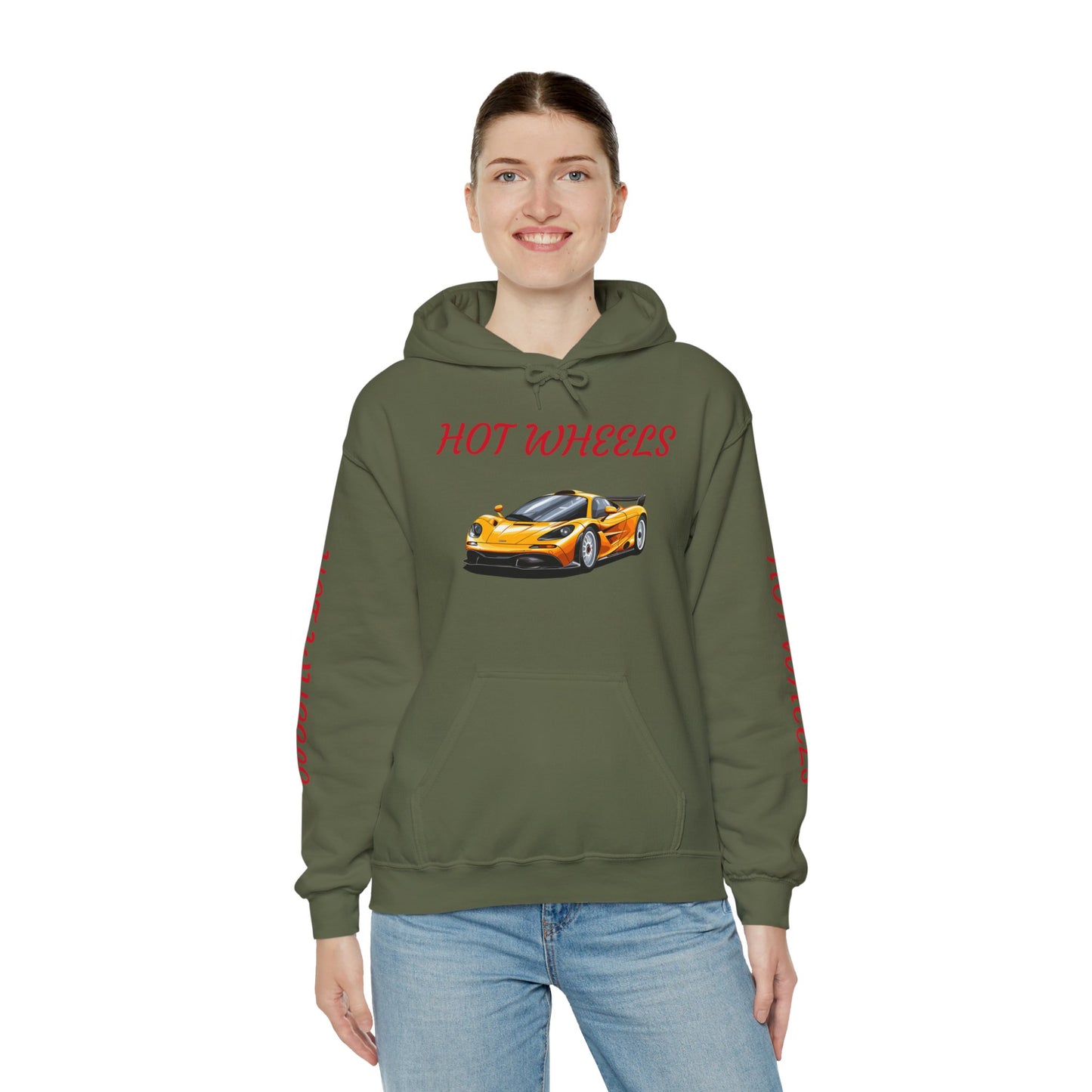 Princess Grace  Hot Wheels Unisex Hooded Sweatshirt  Stylish Gift for Car Lovers