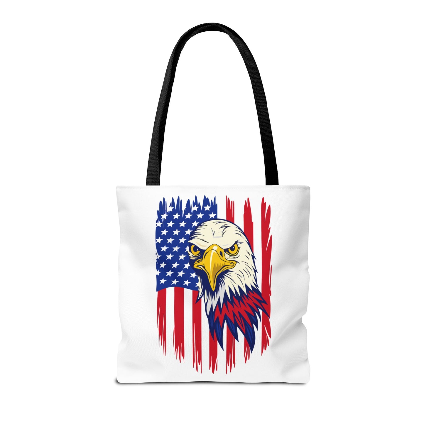 Princess Grace  Patriotic Eagle Tote Bag American Flag Design