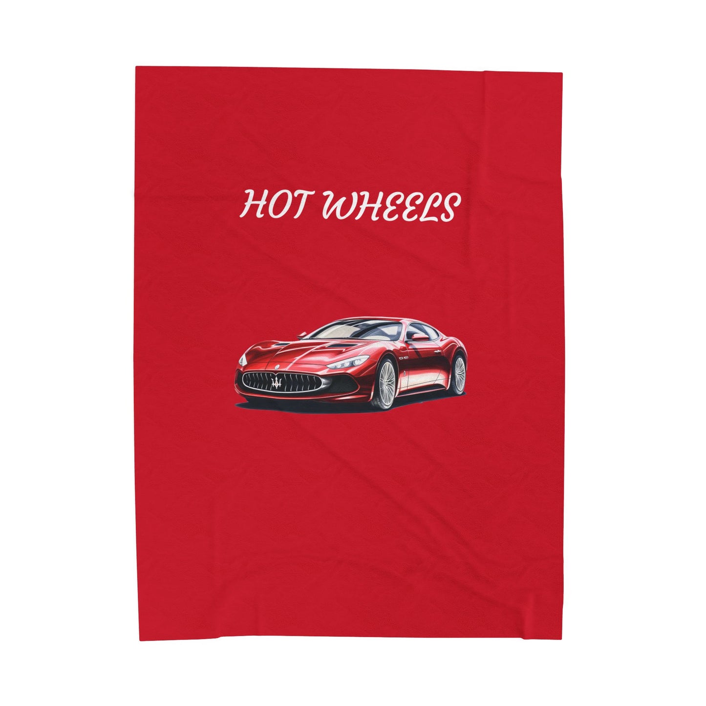 Princess Grace  Hot Wheels Velveteen Plush Blanket  Cozy Car Themed Throw for Kids and Car Enthusiasts