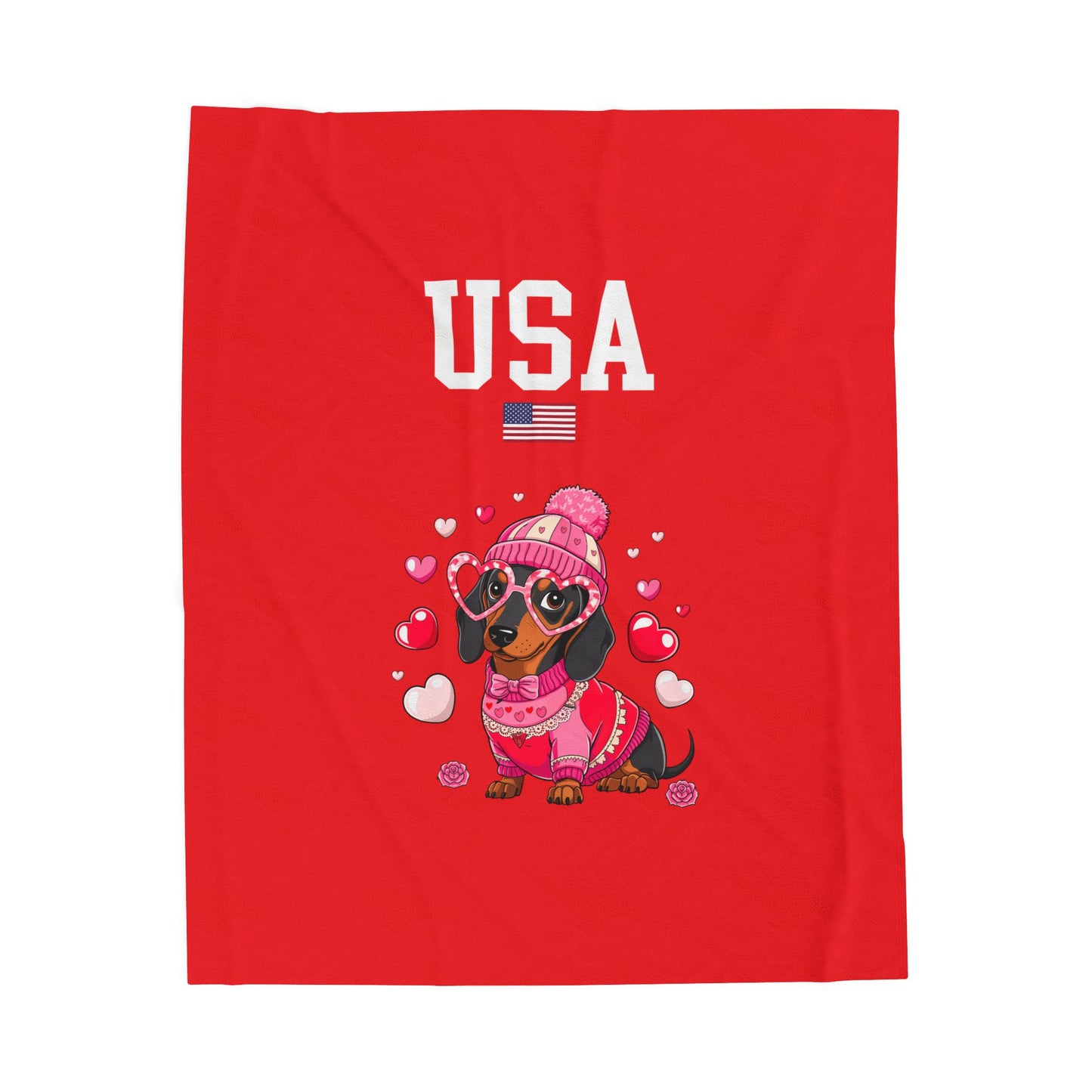 Princess Grace  TEAM USA  Velveteen Plush Blanket