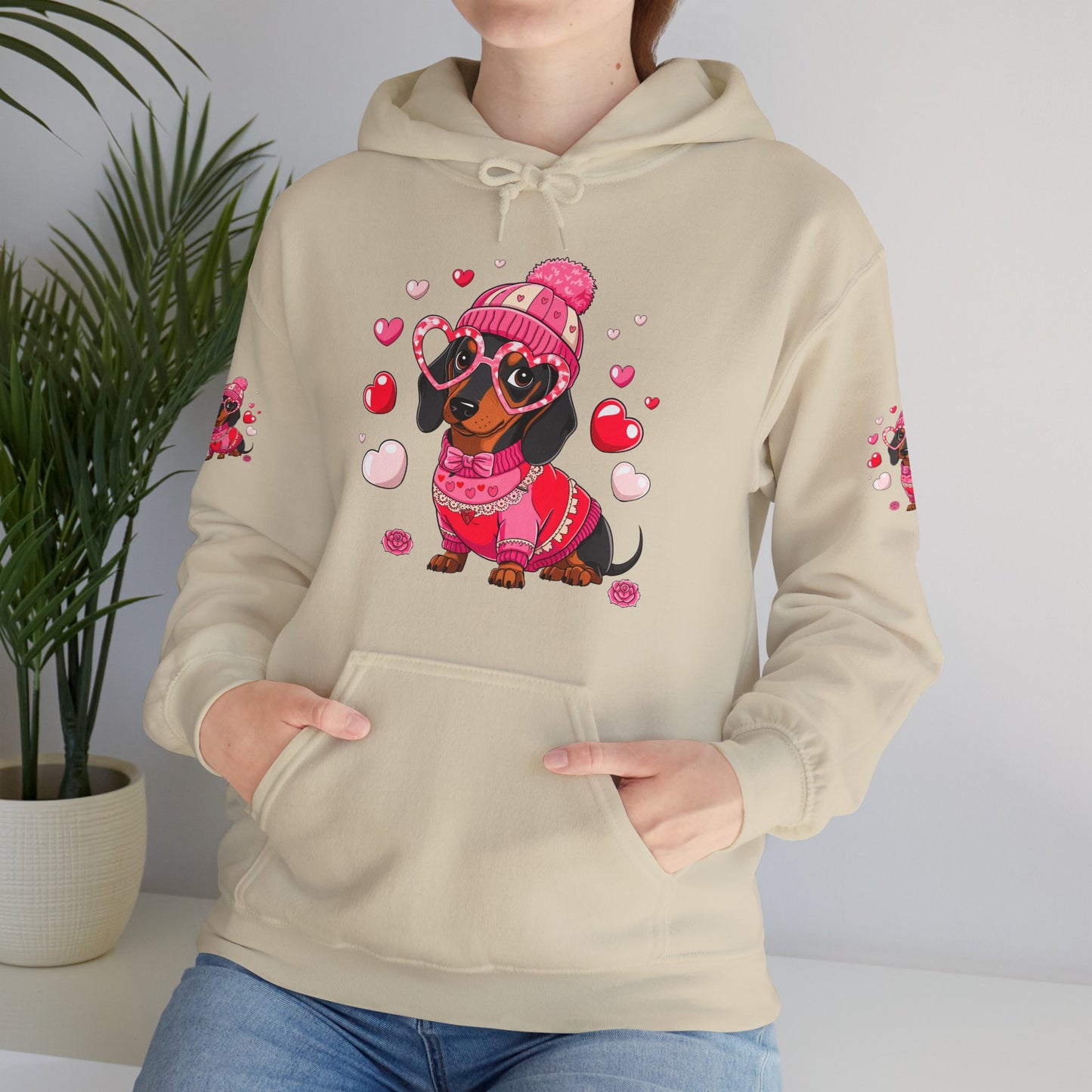 Princess Grace  Cute Dachshund Love Sweatshirt for Dog Lovers