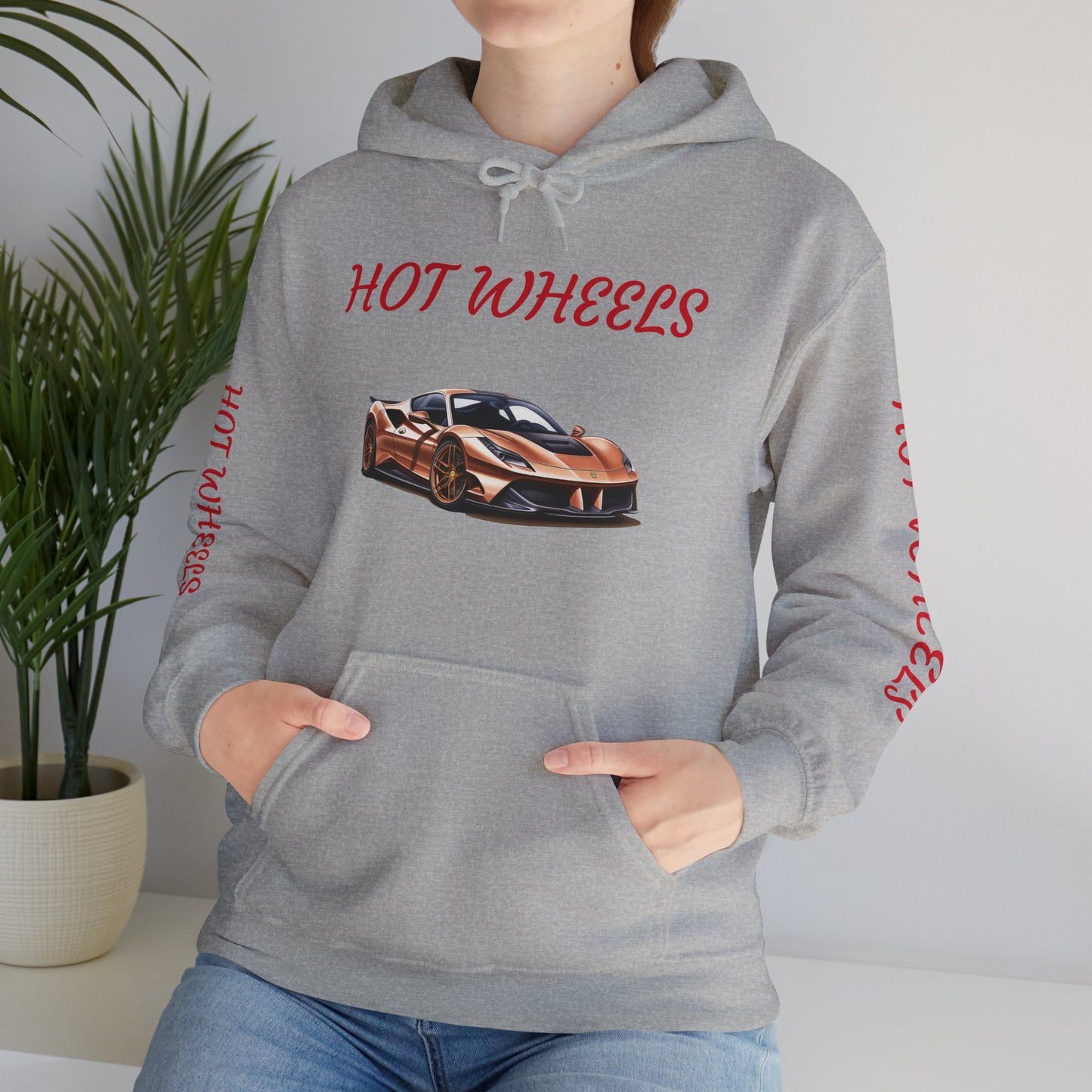 Princess Grace  Hot Wheels Unisex Heavy Blend Hooded Sweatshirt Vintage Car Design