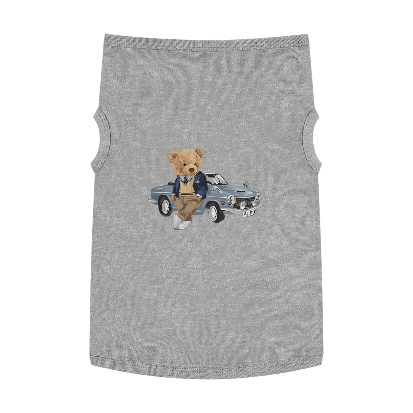 Princess Grace  CUTE Cool Vintage Bear Pet Tank Top  Cute Dog Apparel for Retro Vibes