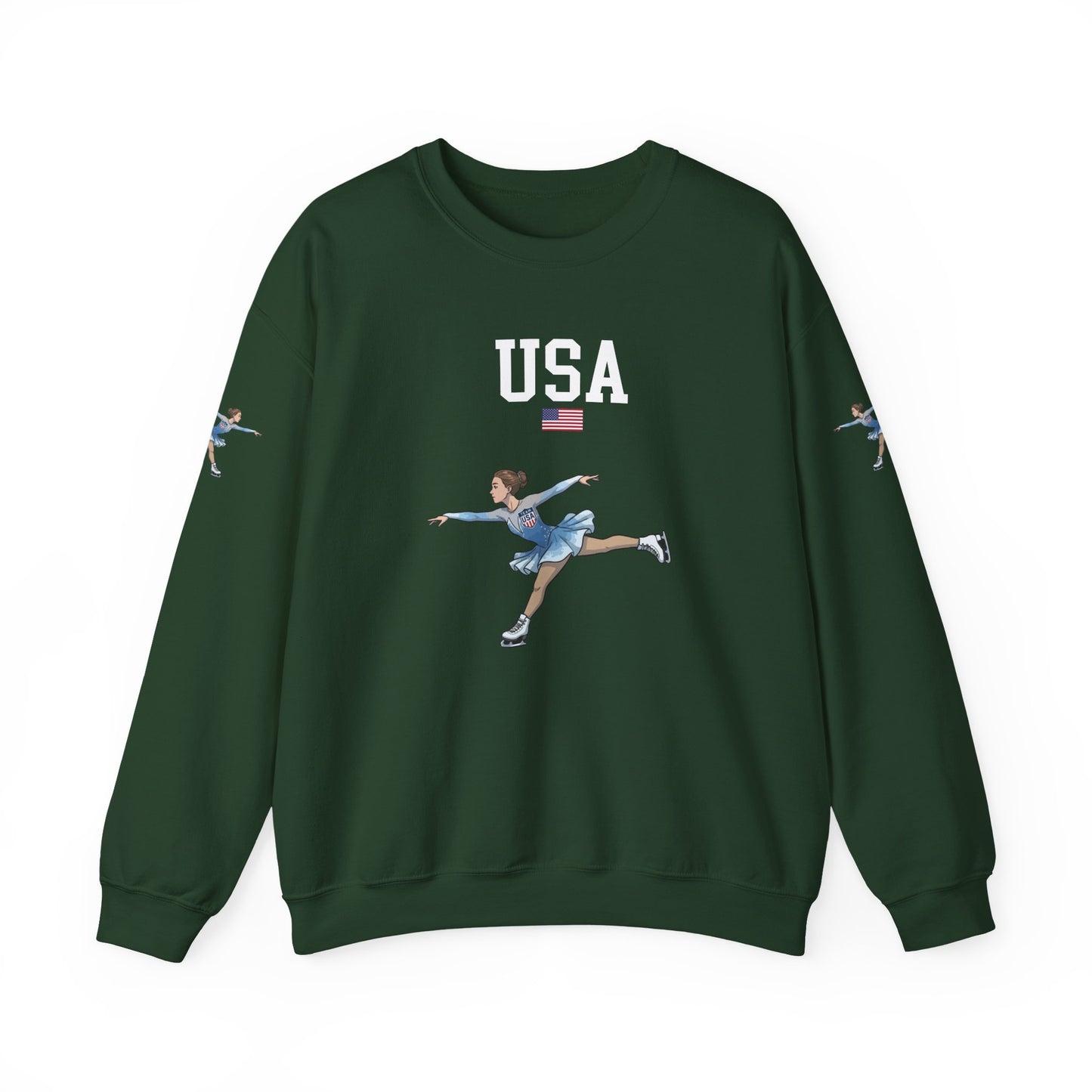Princess Grace  TEAM USA  Unisex Heavy Blend  Crewneck Sweatshirt