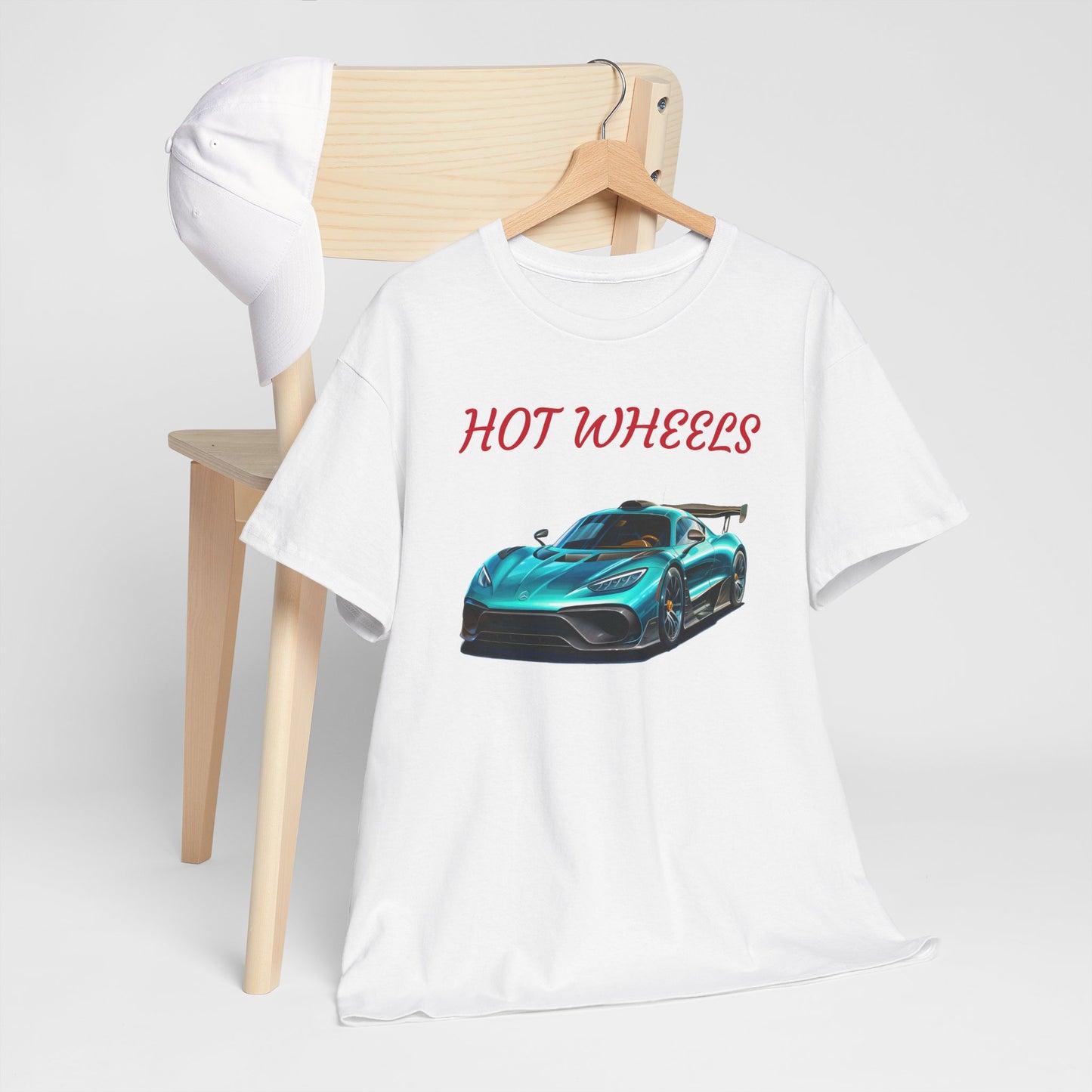 Princess Grace  Hot Wheels Unisex Heavy Cotton Tee Cool Car Graphic T-Shirt for Automotive Enthusiasts