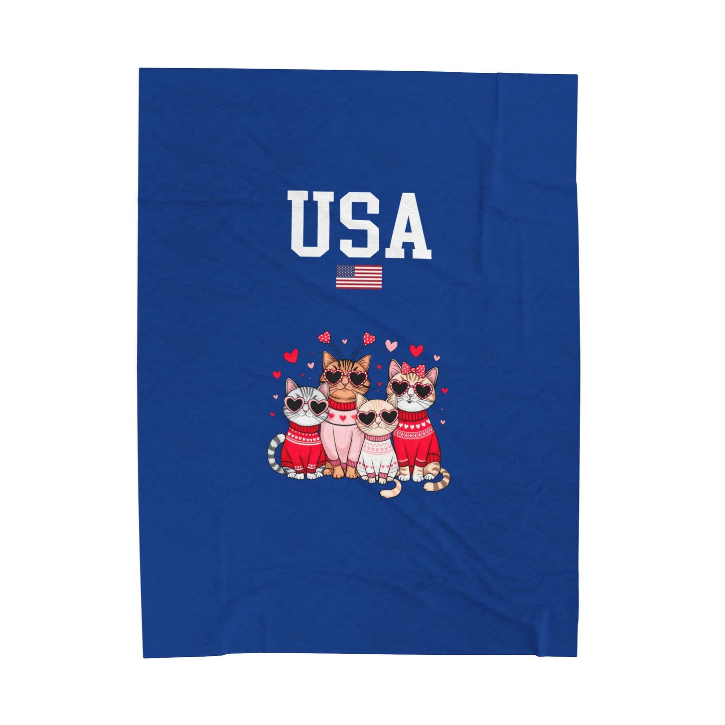 Princess Grace  TEAM USA  Velveteen Plush Blanket