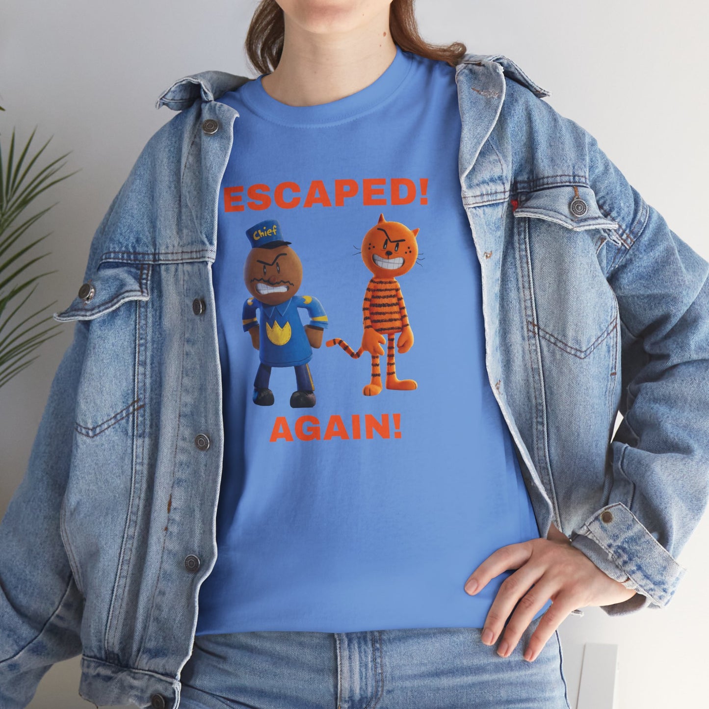 Princess Grace  Humorous Escaped Again Unisex Heavy Cotton Tee