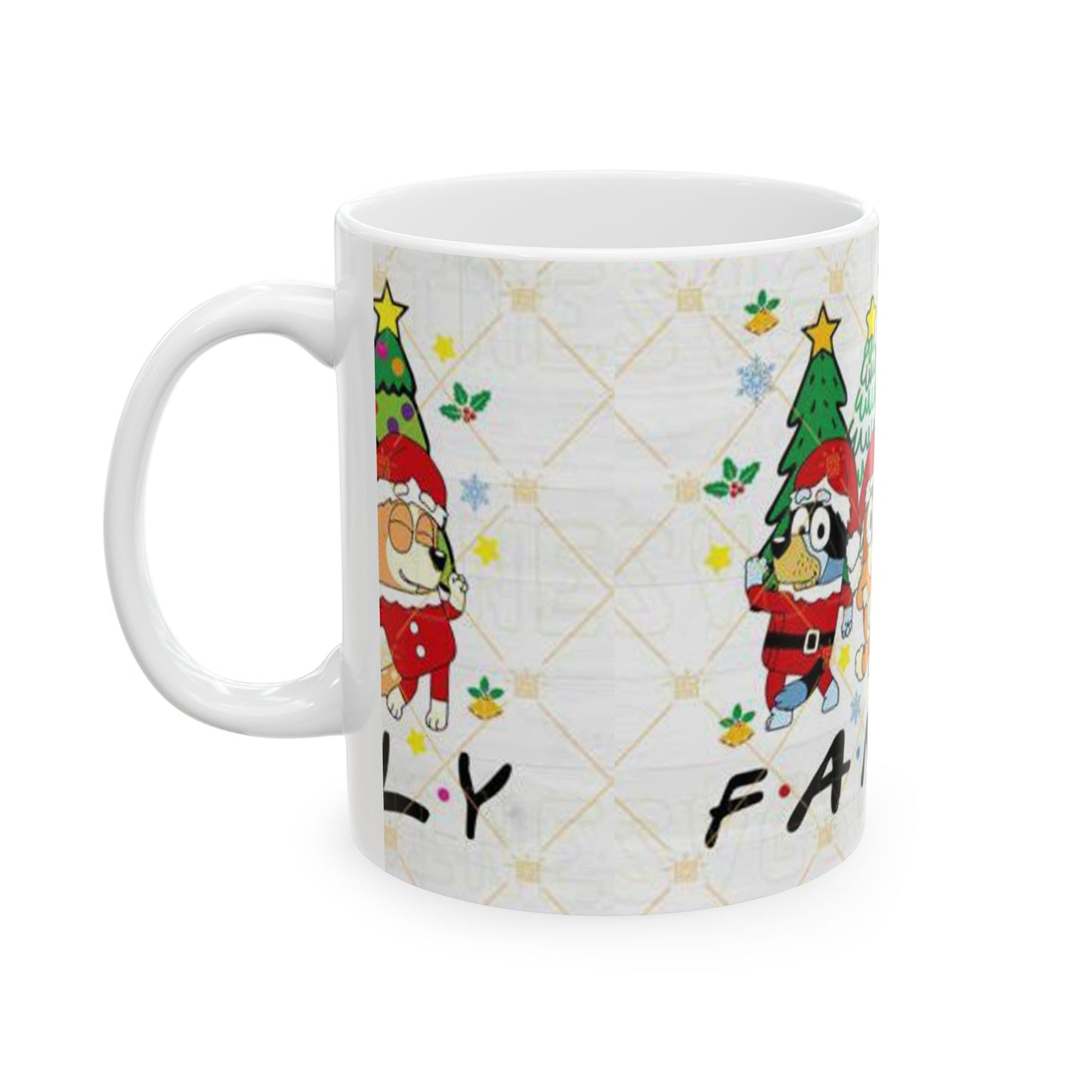 Princess Grace Family Christmas Ceramic Mug  Holiday Cheer for Loved Ones