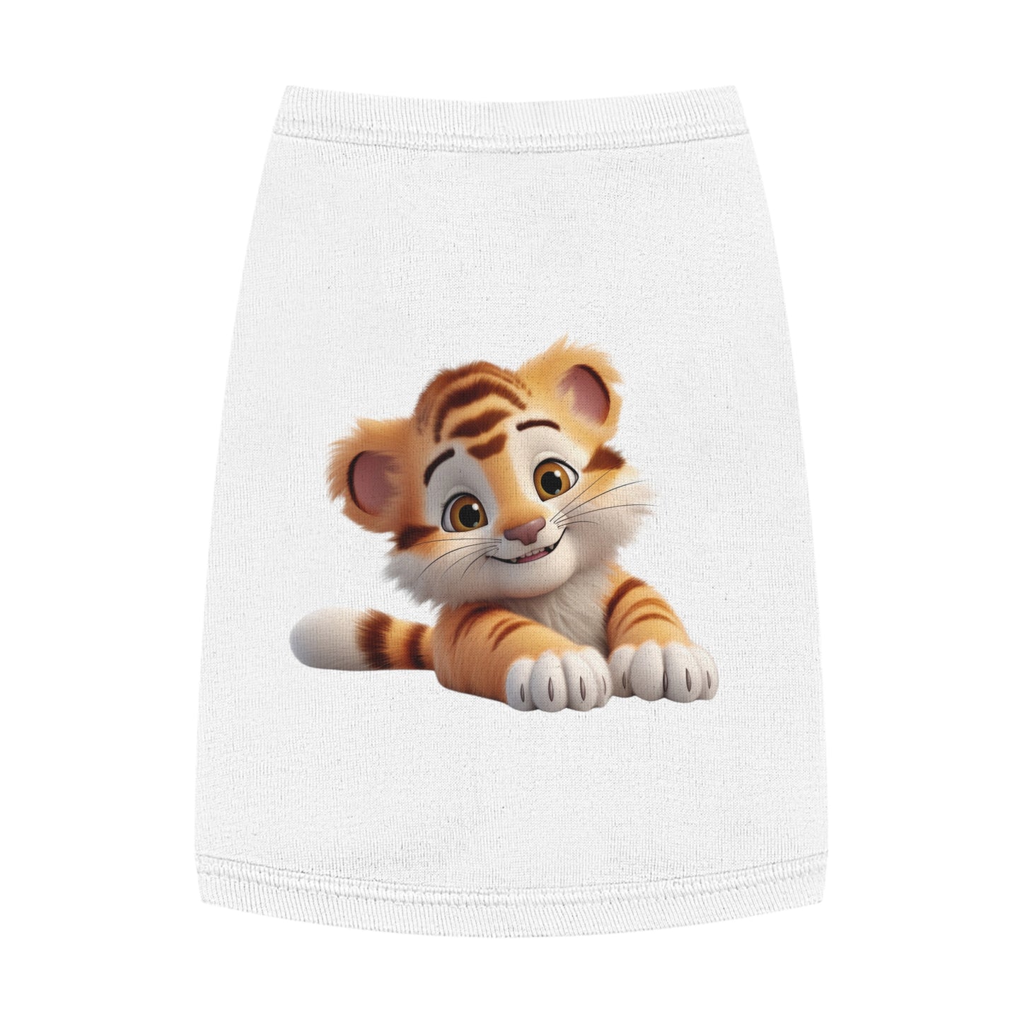 Princess Grace  CUTE Tiger Print Pet Tank Top  Fun Summer Outfit for Cats and Small Dogs