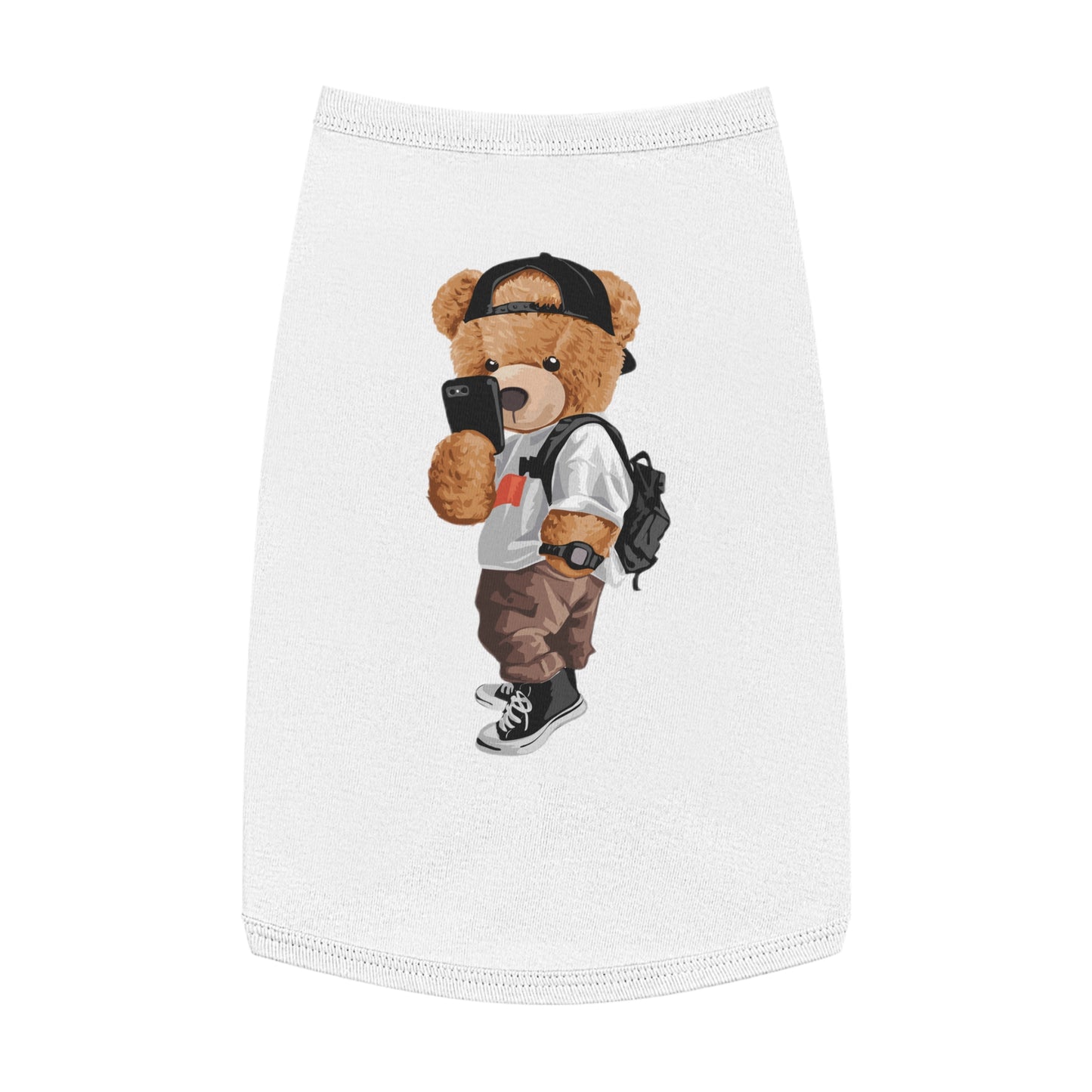 Princess CUTE Trendy Bear Graphic Pet Tank Top Stylish Outfit for Dogs and Cats