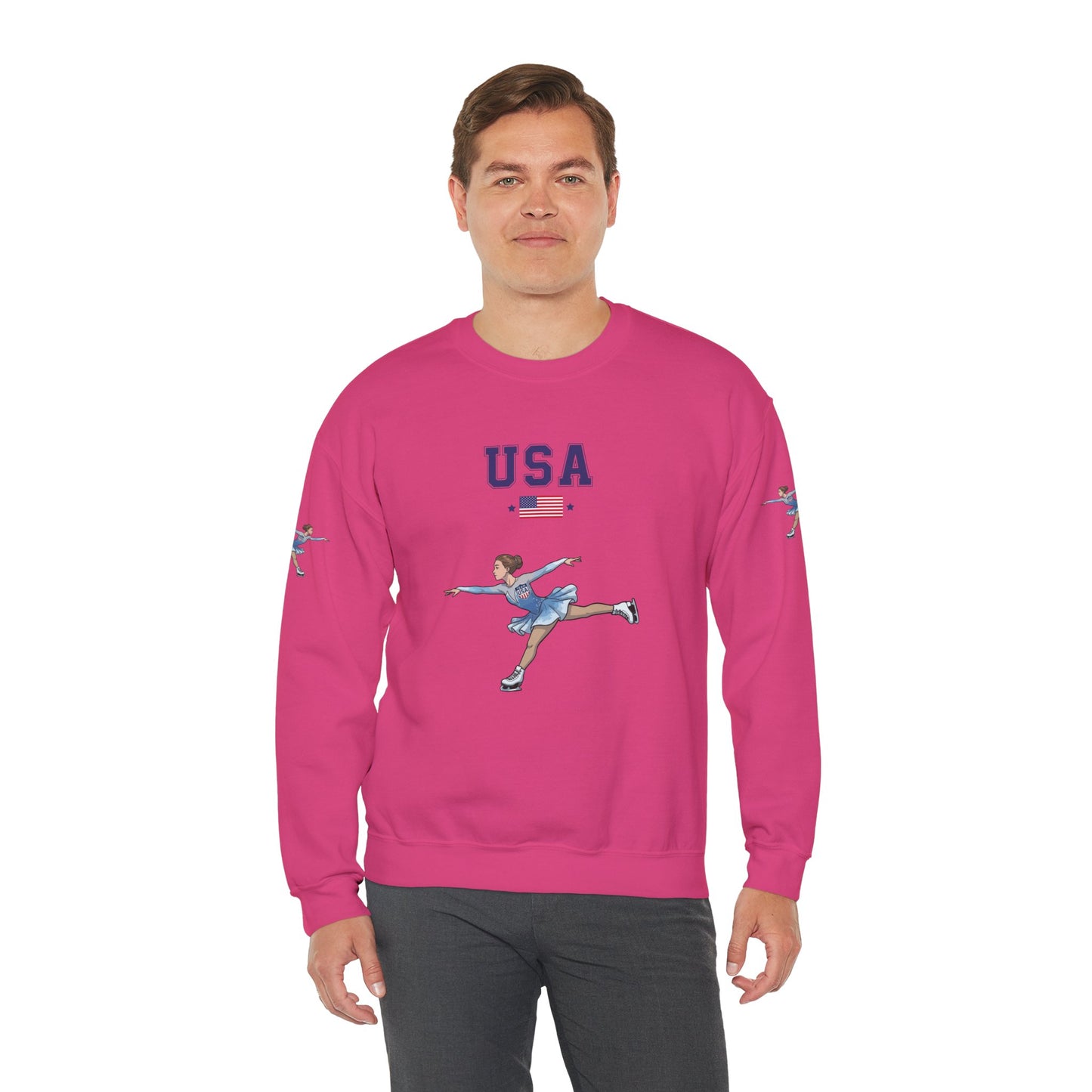 Princess Grace  TEAM USA  Unisex Heavy Blend  Crewneck Sweatshirt