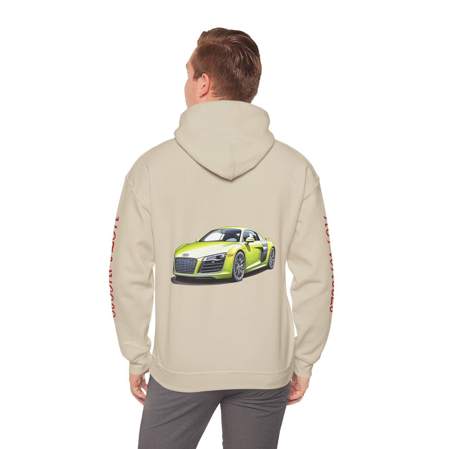 Princess Grace  Hot Wheels Unisex Hooded Sweatshirt Cool Car Design for Auto Enthusiasts