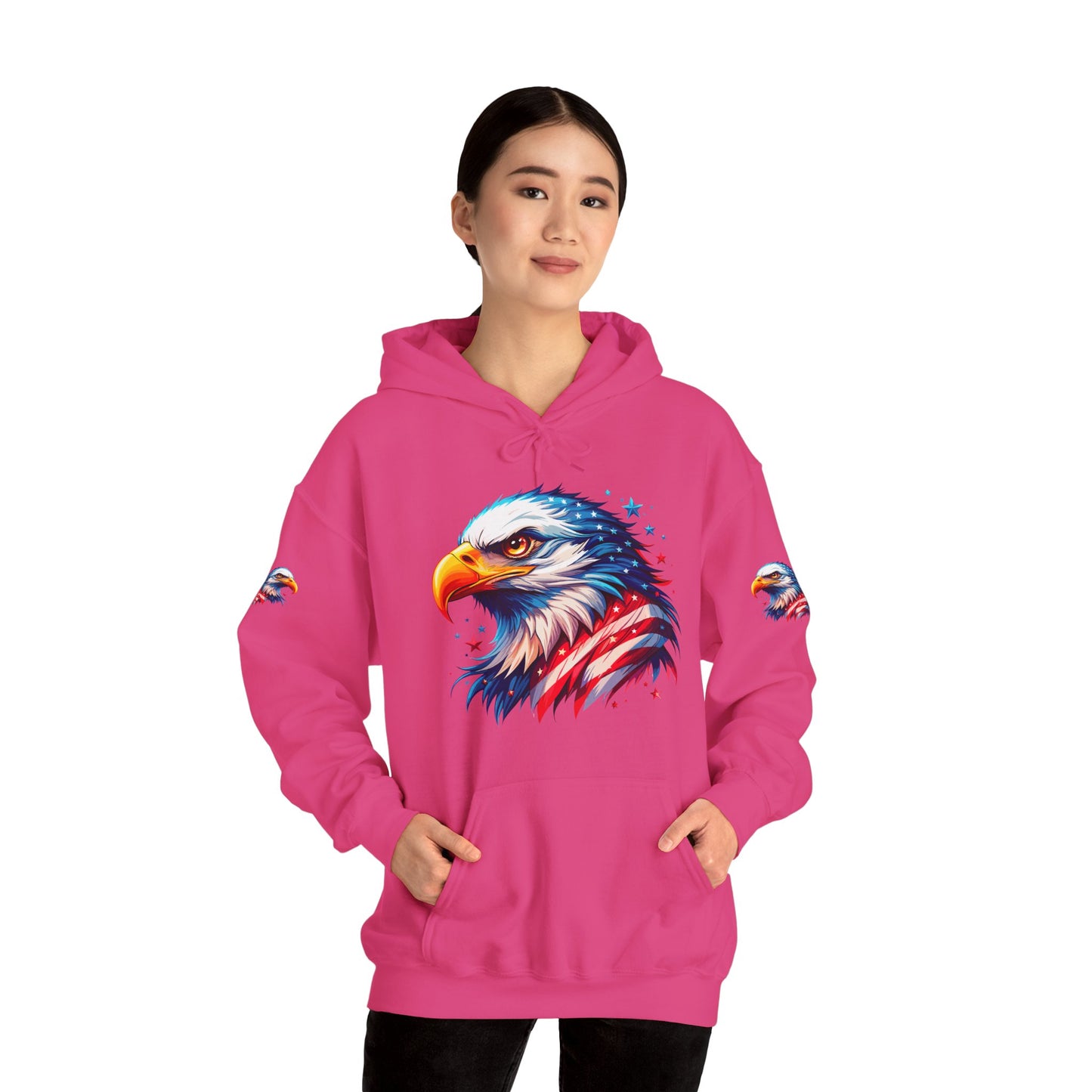 Princess Grace  American  Eagle Unisex Heavy Blend Hooded Sweatshirt