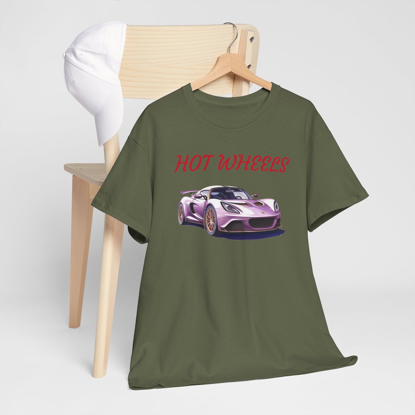 Princess Grace  Hot Wheels Unisex Heavy Cotton Tee Perfect for Car Enthusiasts