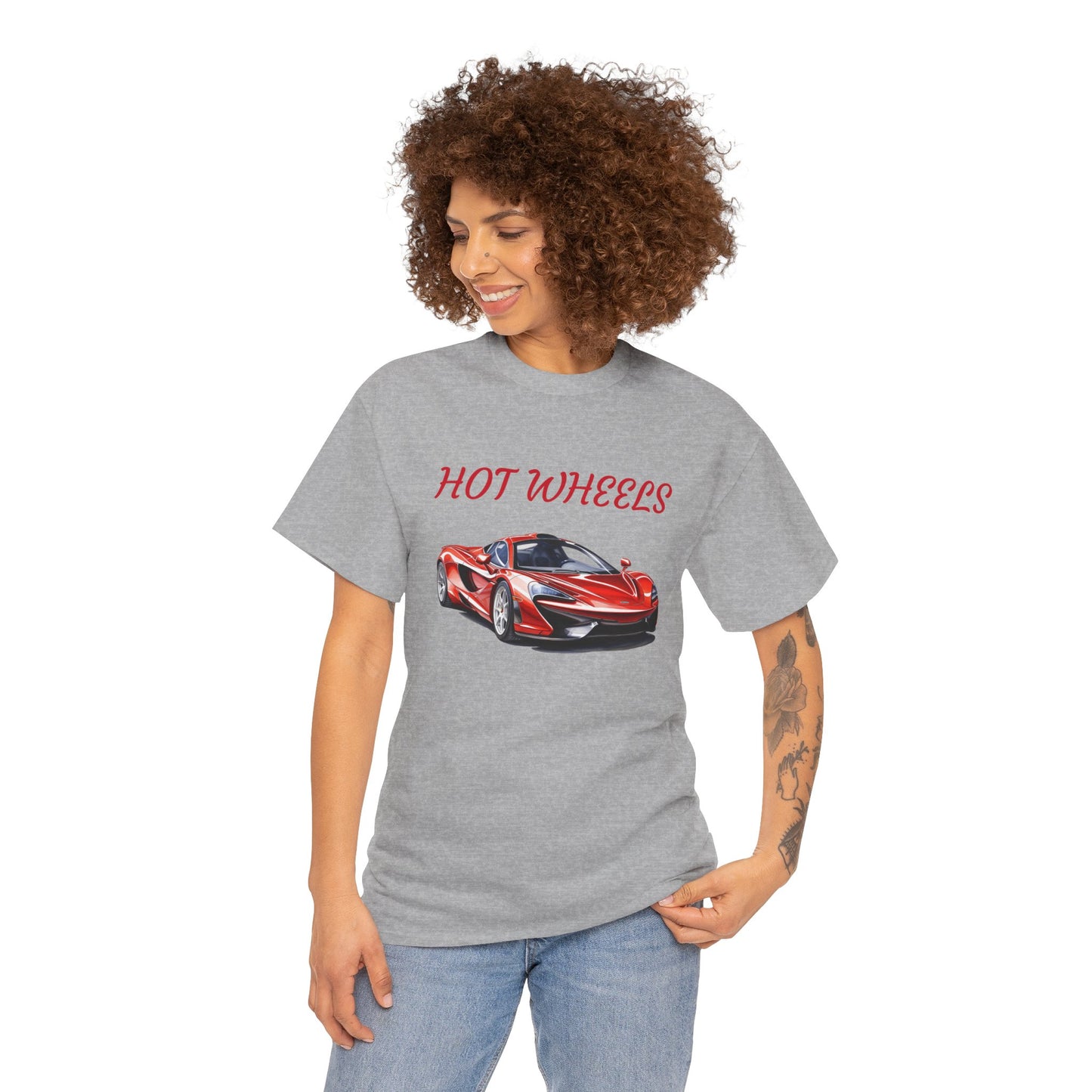 Princess Grace  Hot Wheels Car Graphic Unisex Heavy Cotton Tee