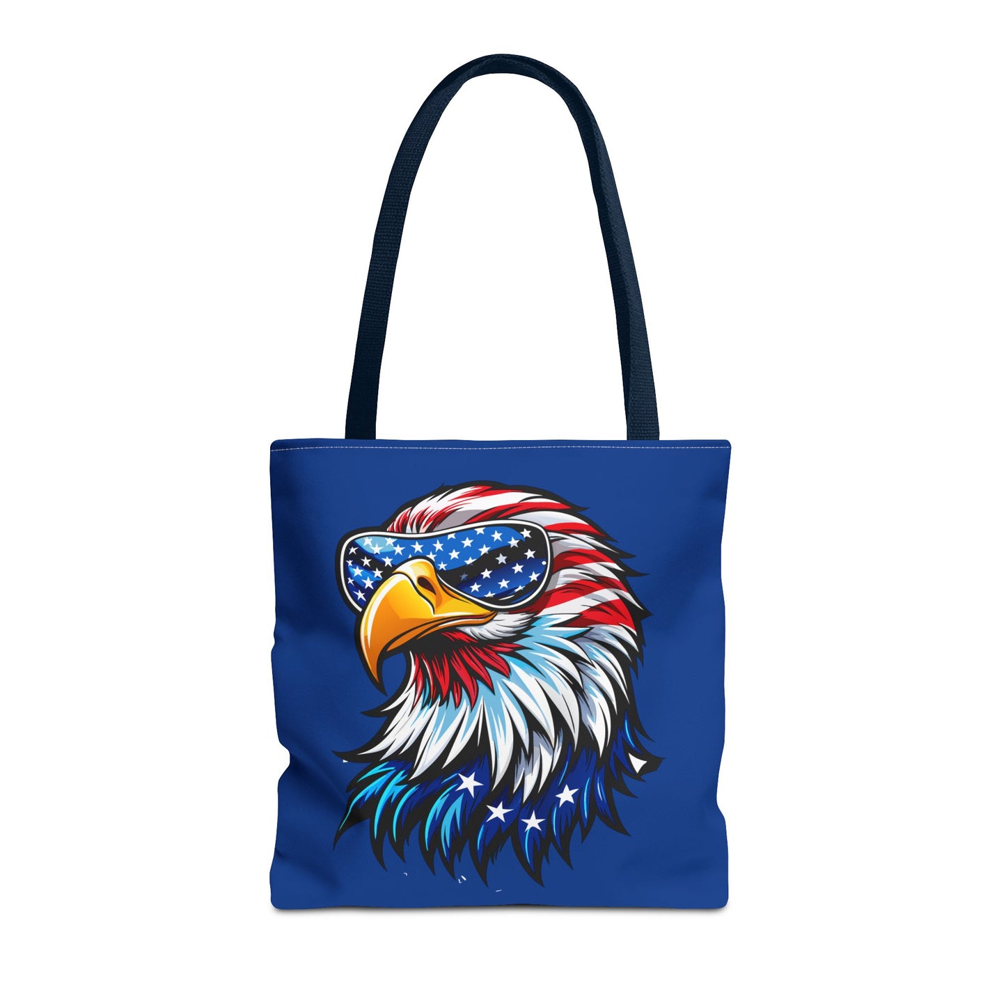 Princess Grace  Patriotic Eagle Tote Bag Stylish American Flag Design for Independence Day & Everyday Use