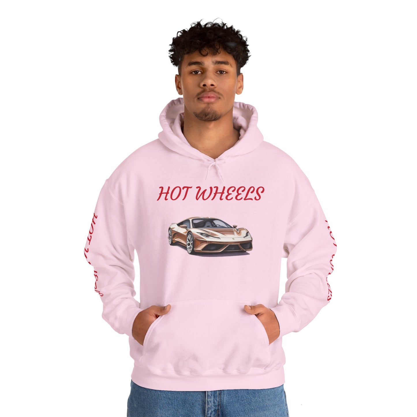 Princess Grace  Hot Wheels Unisex Hooded Sweatshirt Stylish Car Graphic Design for Car Enthusiasts