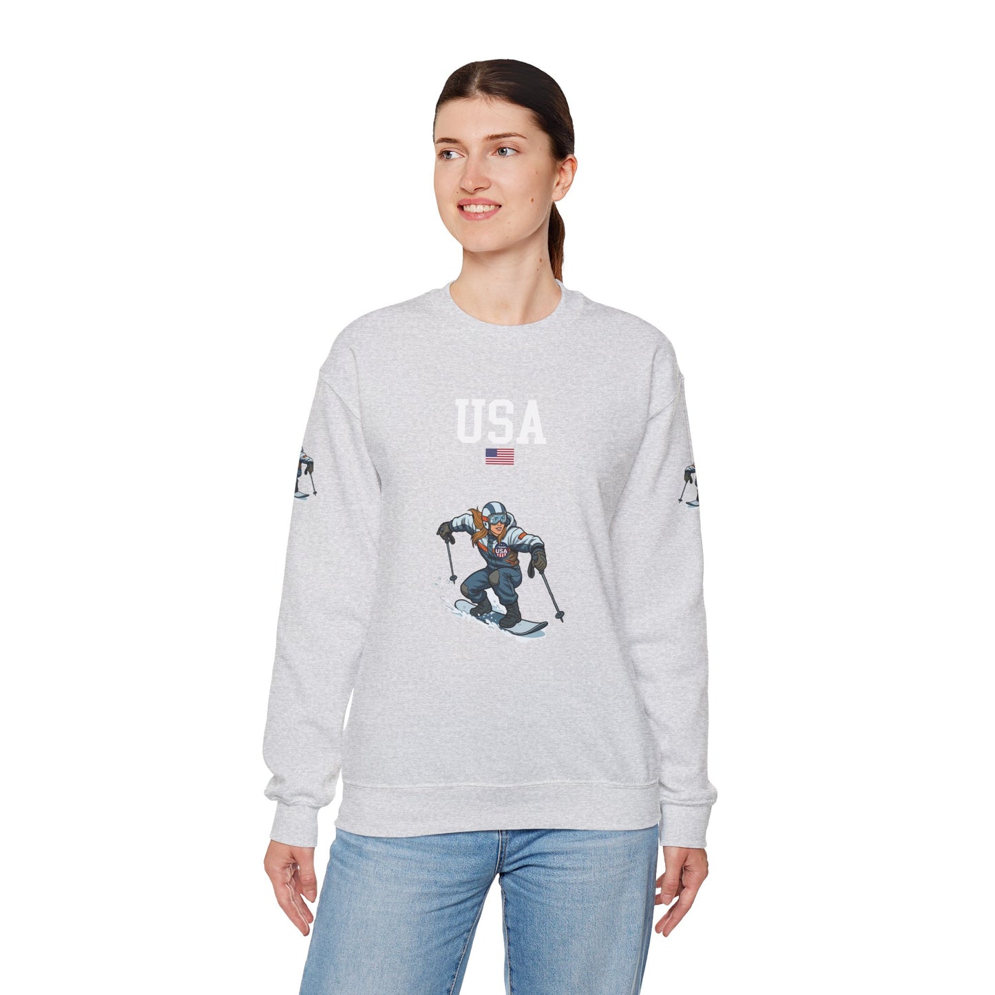 Princess Grace  TEAM USA  Unisex Heavy Blend  Crewneck Sweatshirt