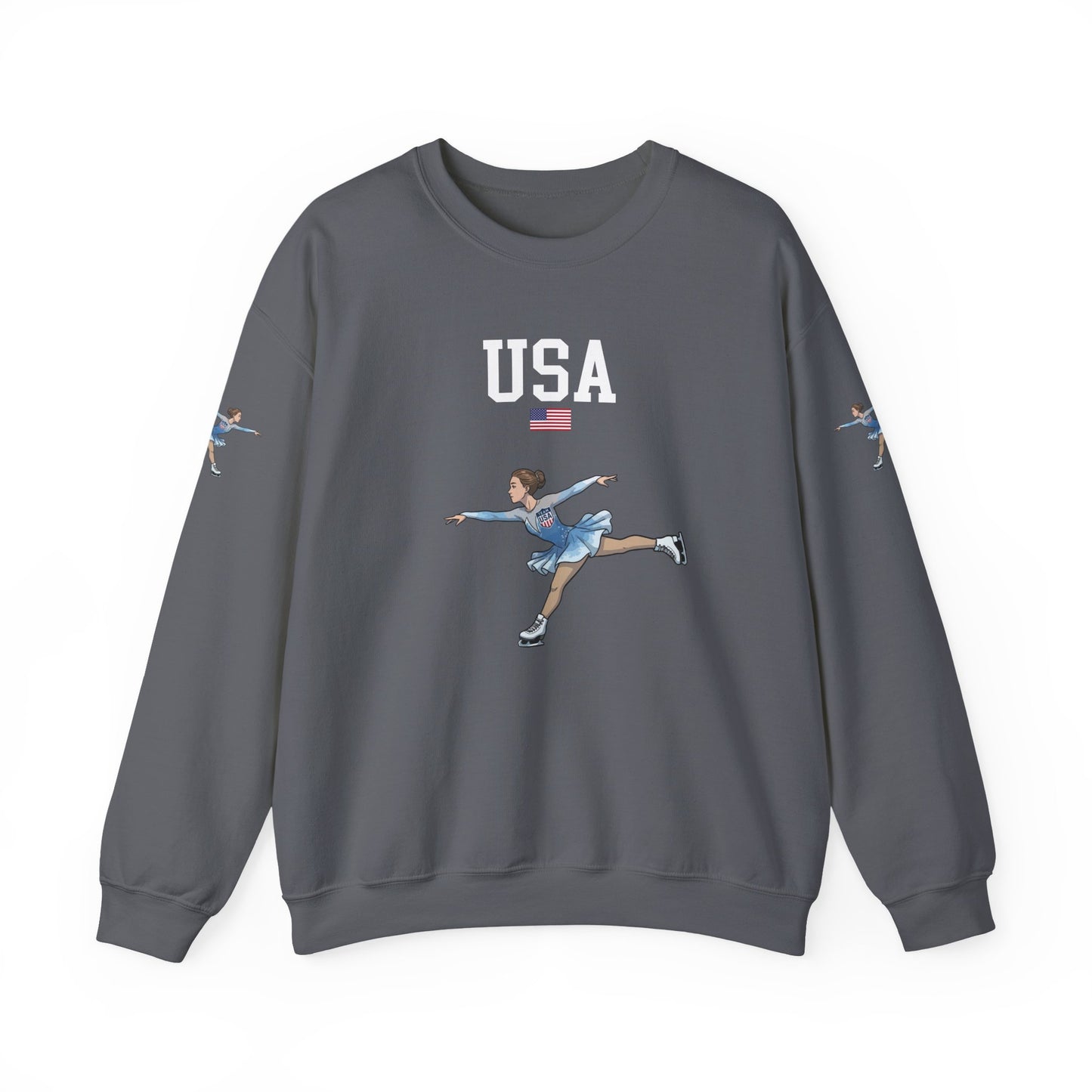 Princess Grace  TEAM USA  Unisex Heavy Blend  Crewneck Sweatshirt