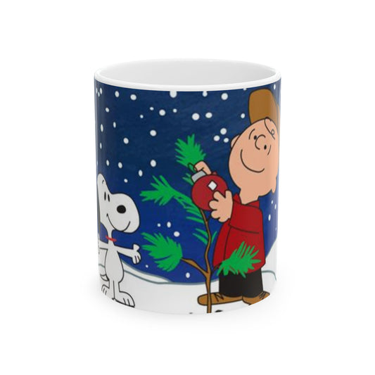 Princess Grace Charlie Brown Christmas Ceramic Mug  Perfect Holiday Gift