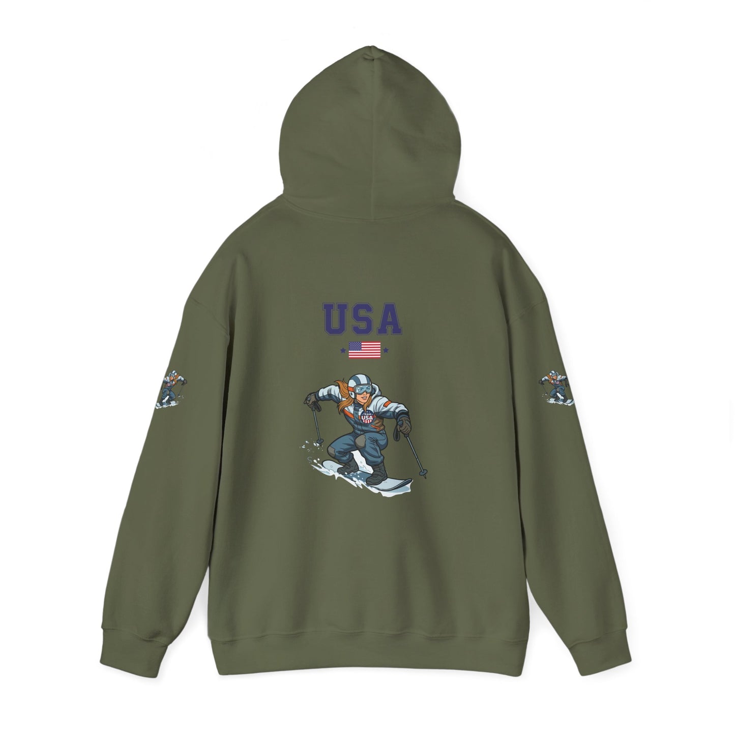 Princess Grace  TEAM USA  Unisex Heavy Blend Hooded Sweatshirt