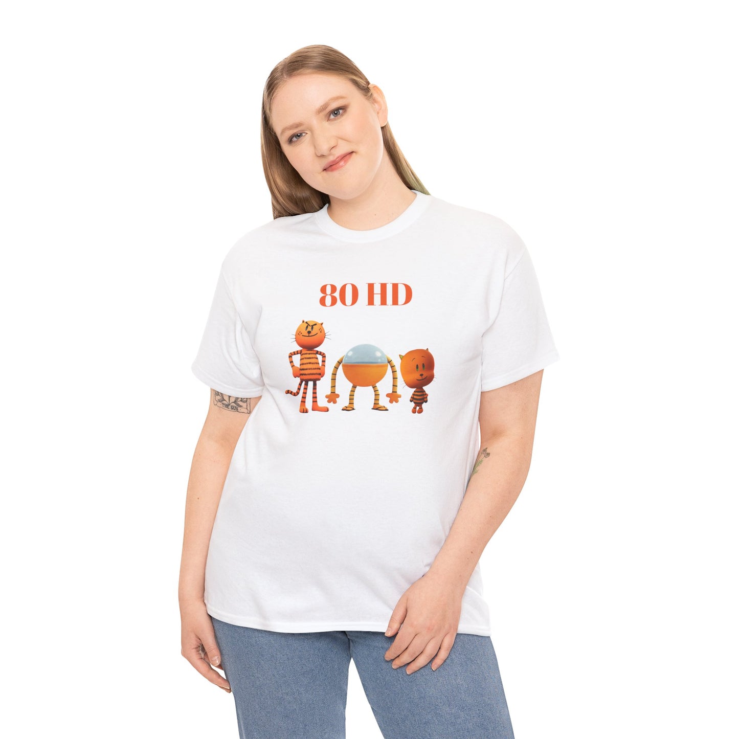Princess Grace  Cartoon Animal Unisex Heavy Cotton Tee  80 HD Design