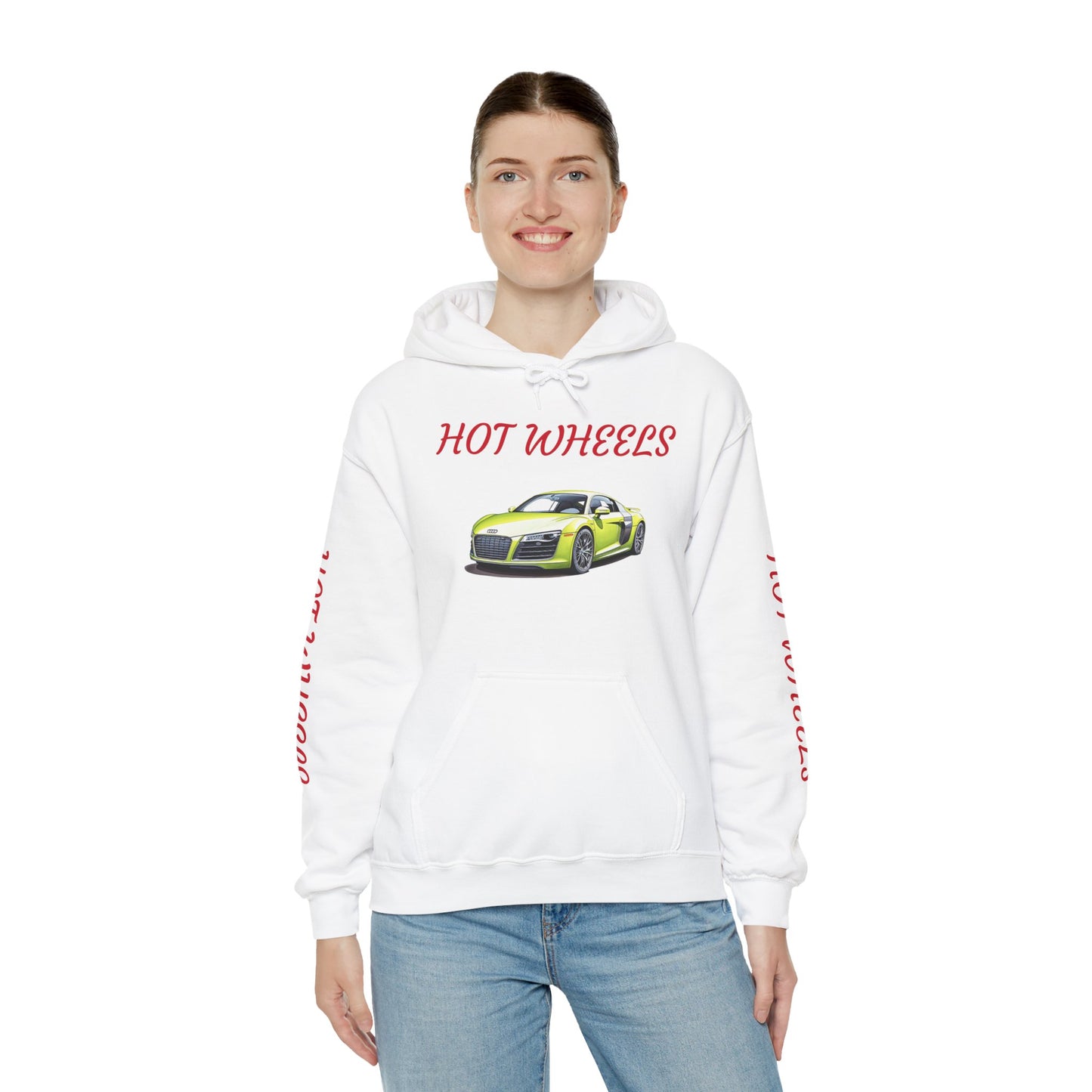 Princess Grace  Hot Wheels Unisex Hooded Sweatshirt Cool Car Design for Auto Enthusiasts