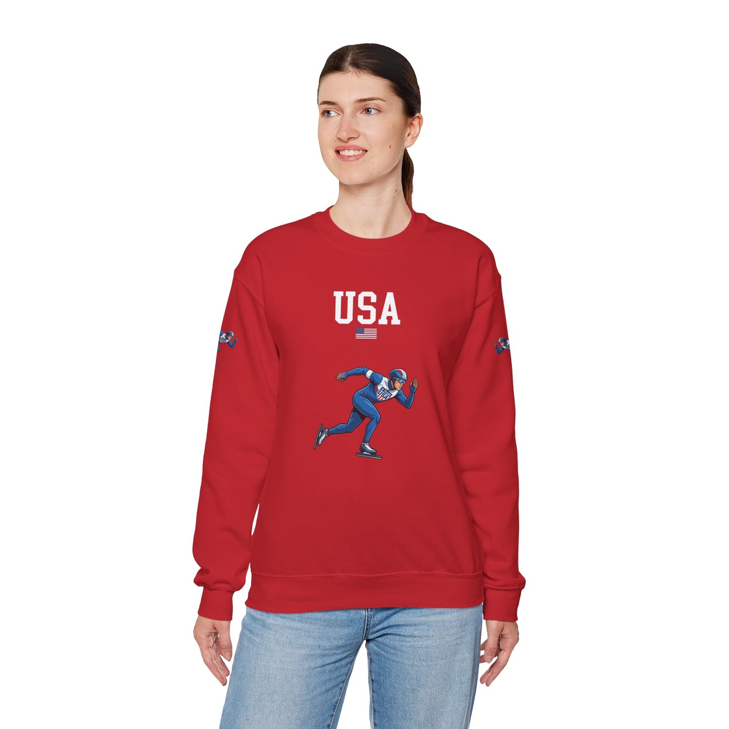 Princess Grace  TEAM USA  Unisex Heavy Blend  Crewneck Sweatshirt