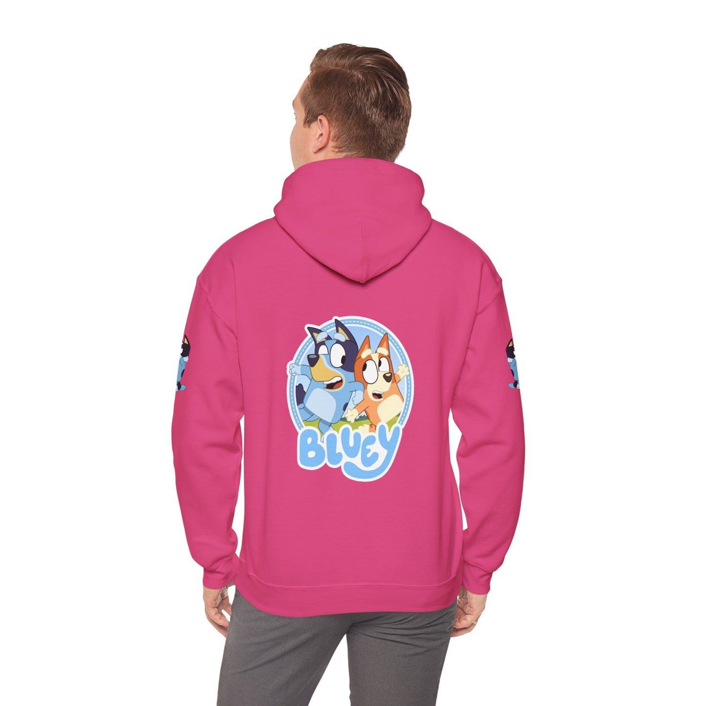 Princess Grace  Bluey Unisex Heavy Blend Hoodie  Cozy Cartoon Sweatshirt for Kids & Adults